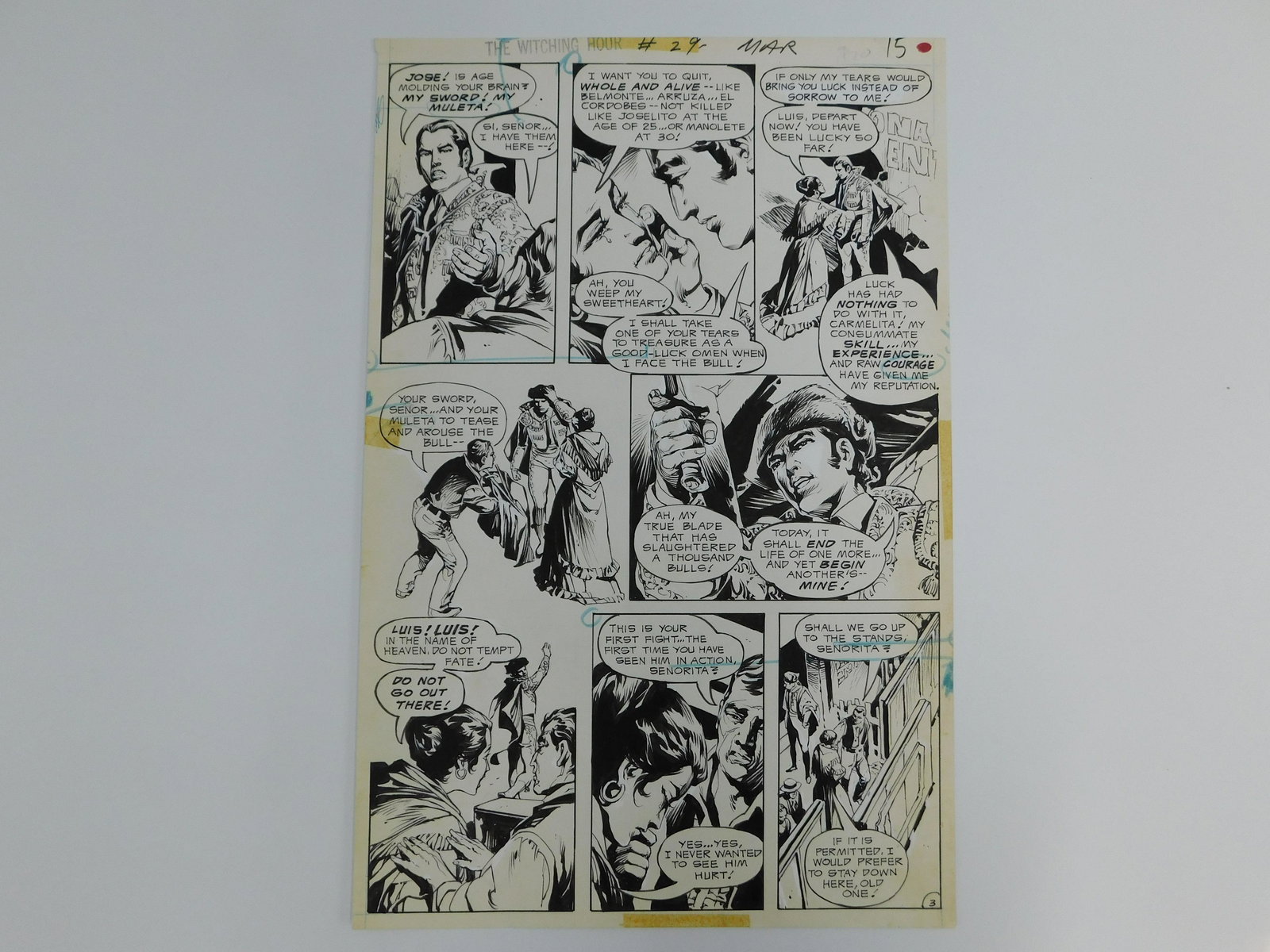 Original Comic Book Art - The Witching Hour (1 of 5)