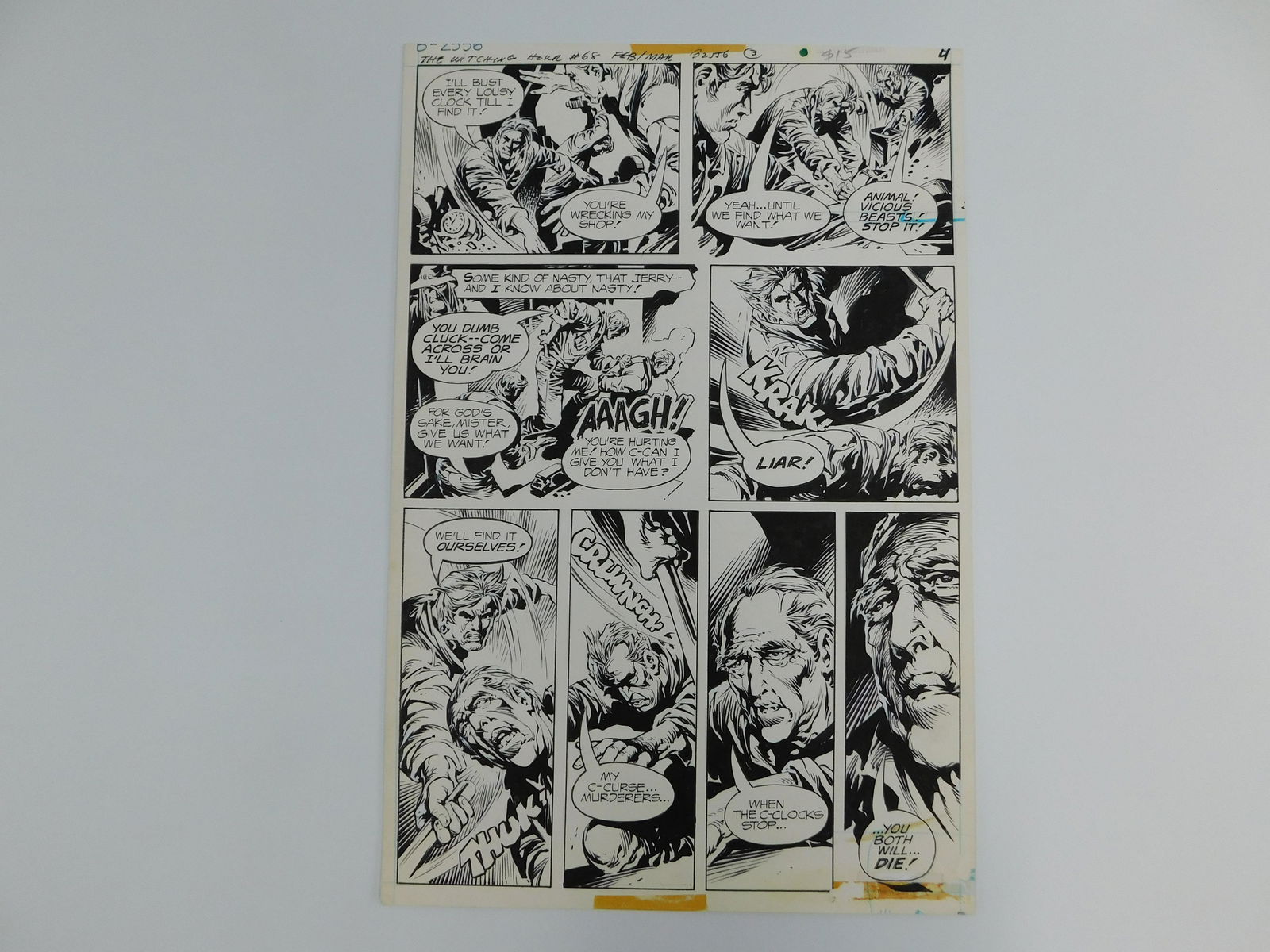 Original Comic Book Art - The Witching Hour (1 of 5)