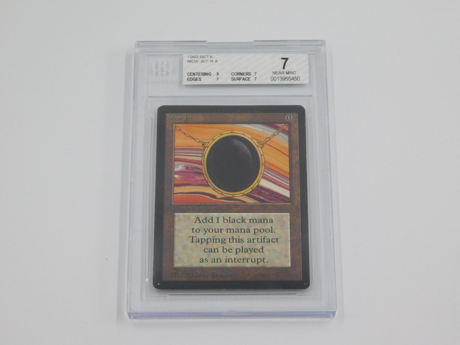 MTG Beta Mox Jet BGS Graded 7 (1 of 4)