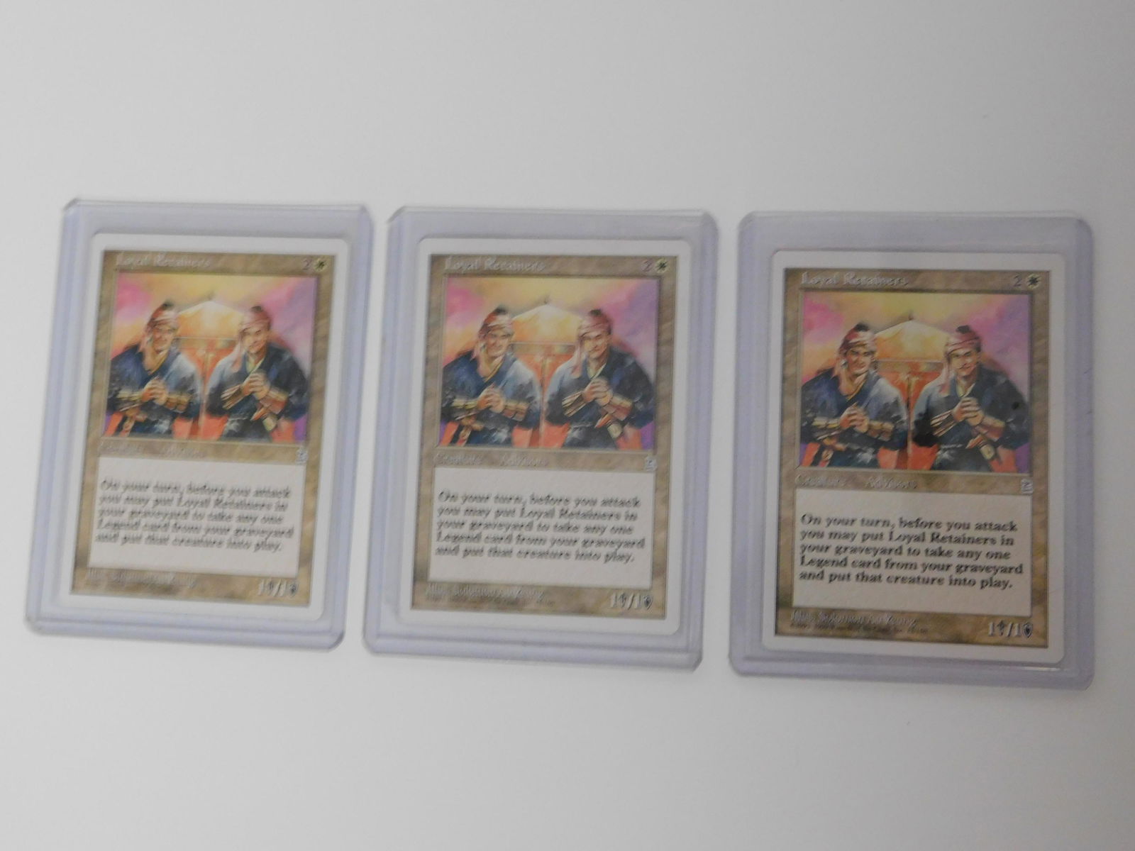 MTG Loyal Retainers Lot of 3 - Portal Three Kingdoms (1 of 5)