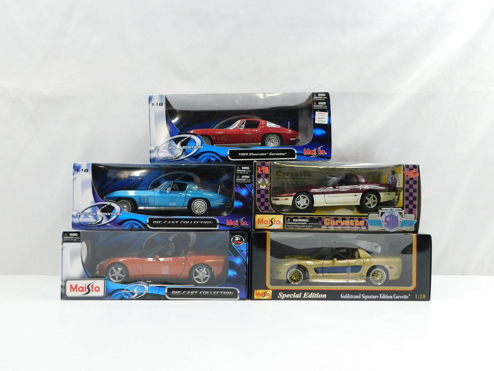 Lot of 5 Maisto Corvette Diecast Cars (1 of 4)