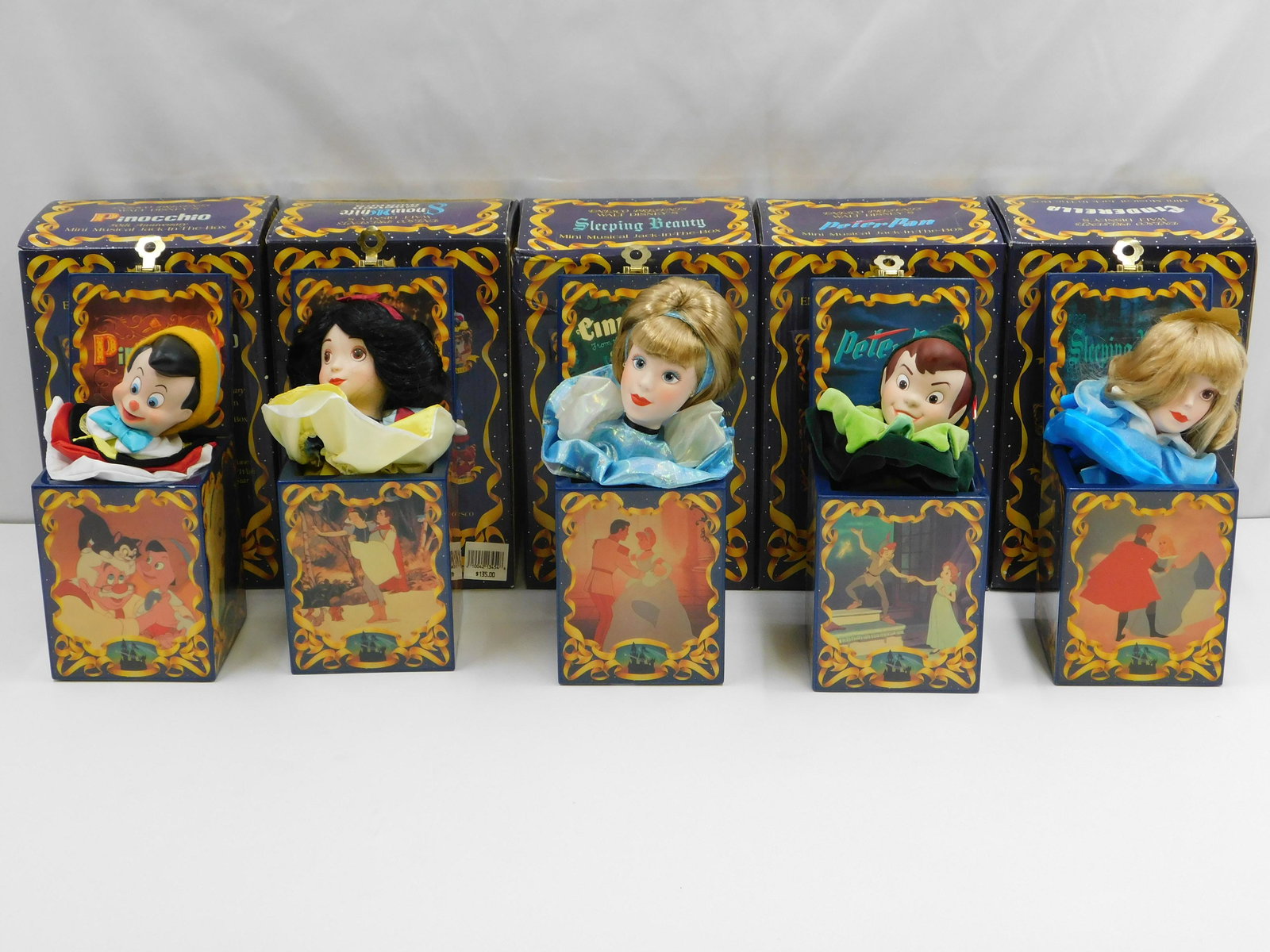 Lot of 5 Enesco Disney Jack in the Box (1 of 3)