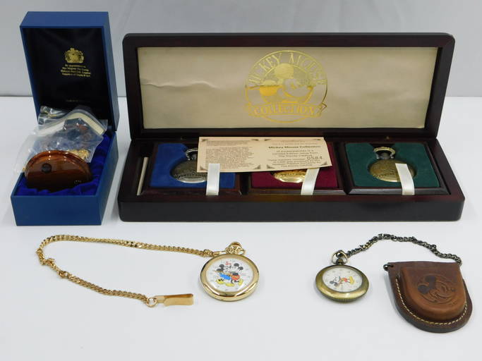 Lot of Disney Pocket Watches (0068) on Jan 25, 2023 Bodnar's Auction