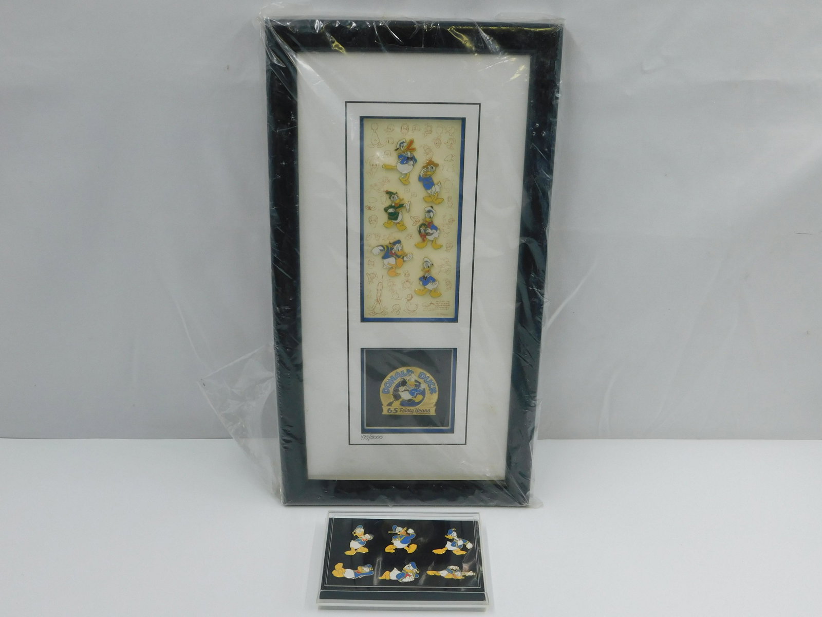 Lot of Donald Duck Pins including Framed Set (1 of 4)