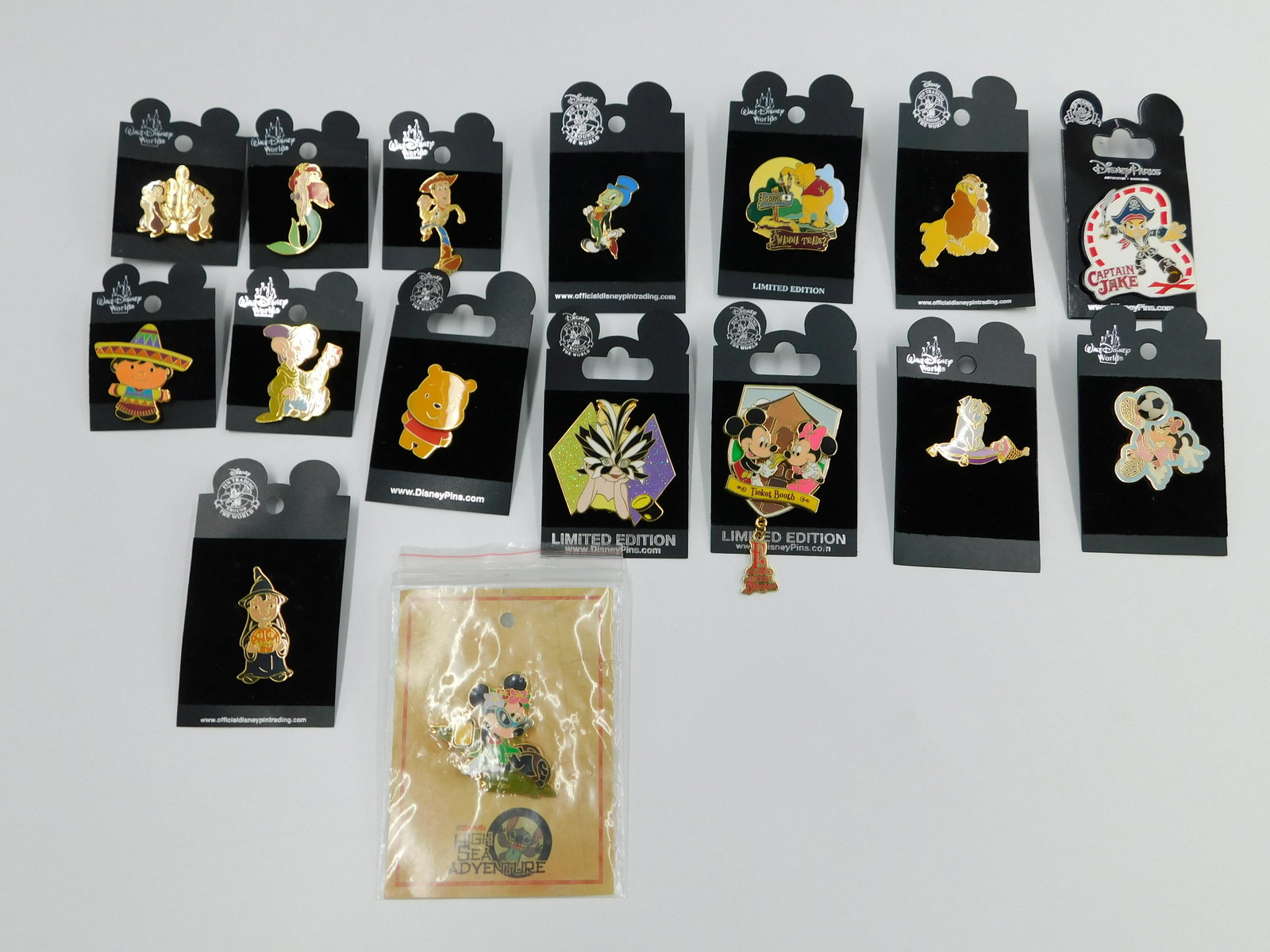 Lot of 16 Disney Character Pins (1 of 4)