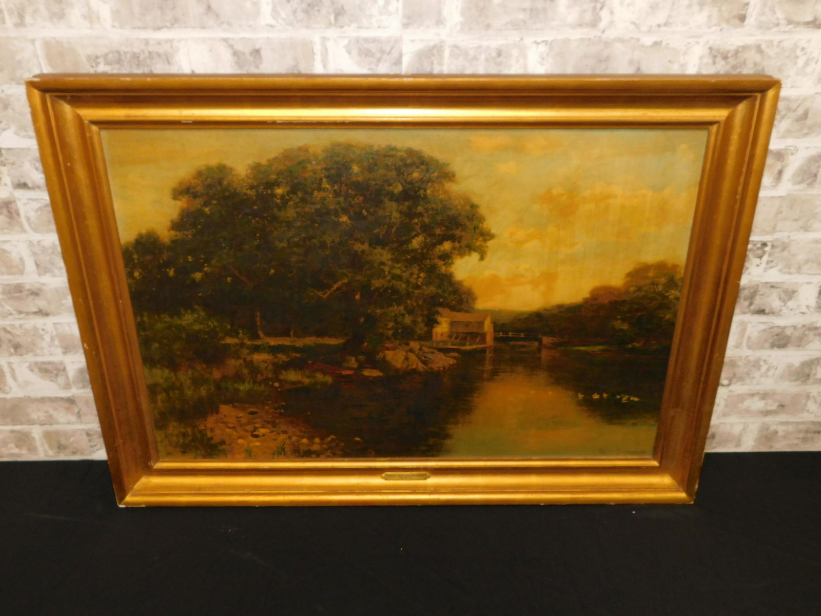 19th Century Oil on Canvas - Summer Landscape (1 of 5)