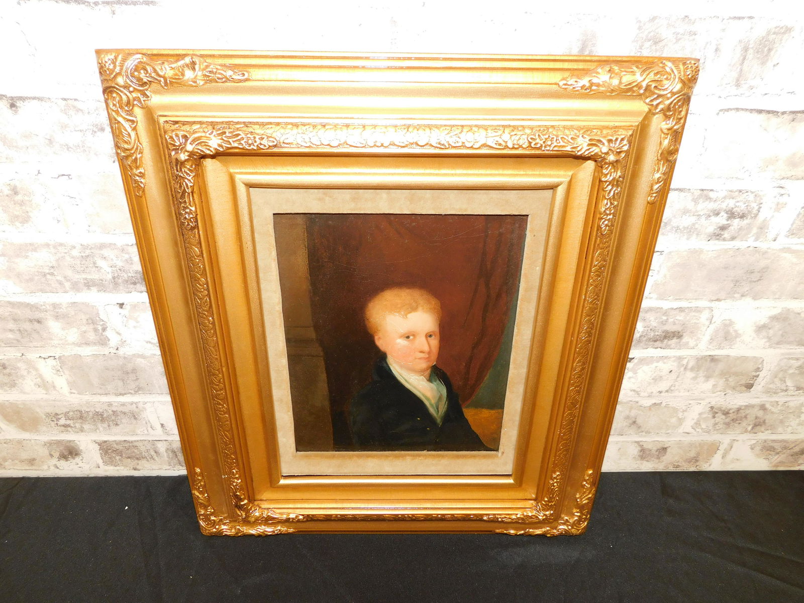 18th Century Oil on Wood Panel - Portrait of Young Gentleman (1 of 4)