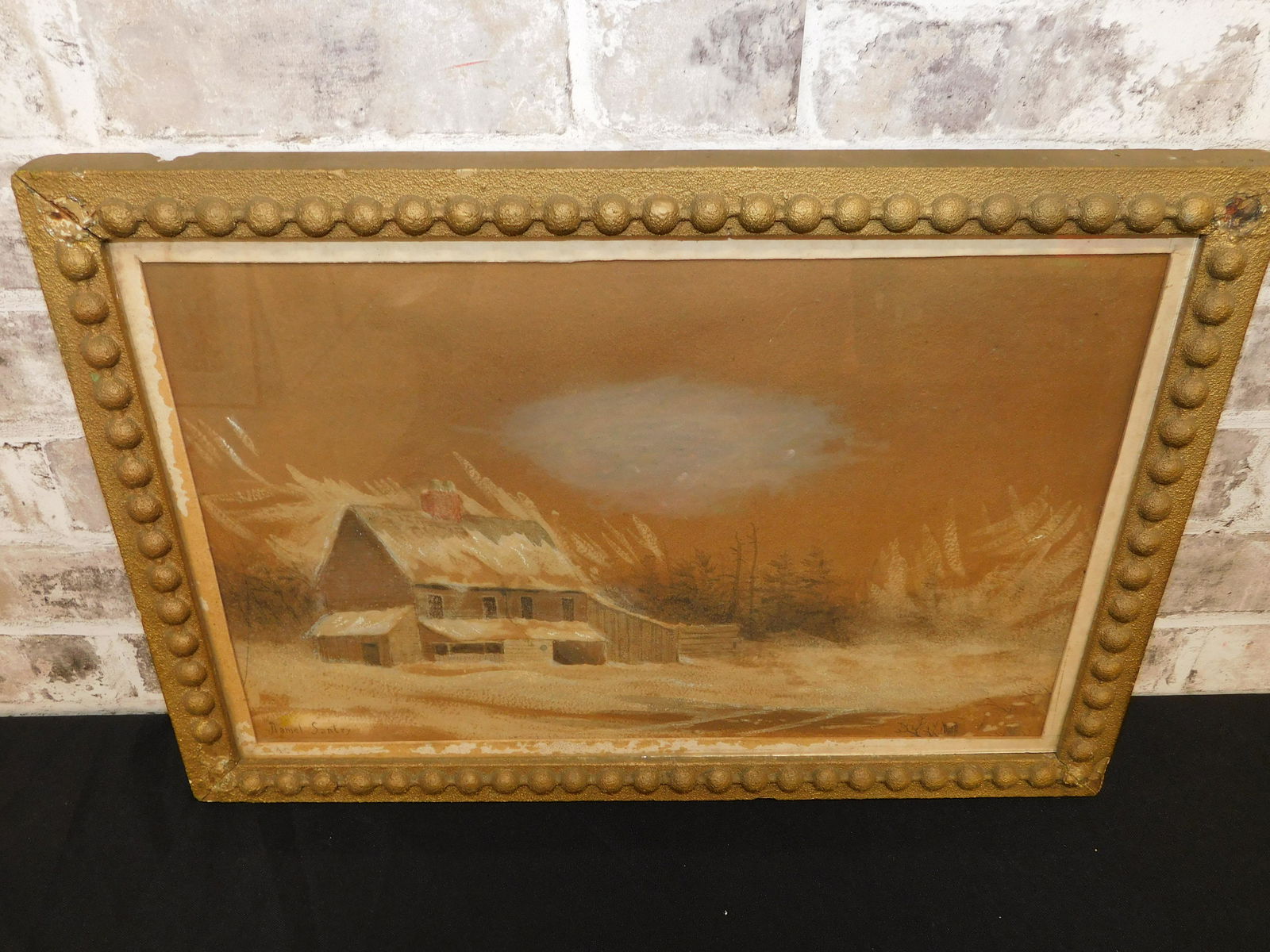 Watercolor on Paper - Early House (1 of 4)