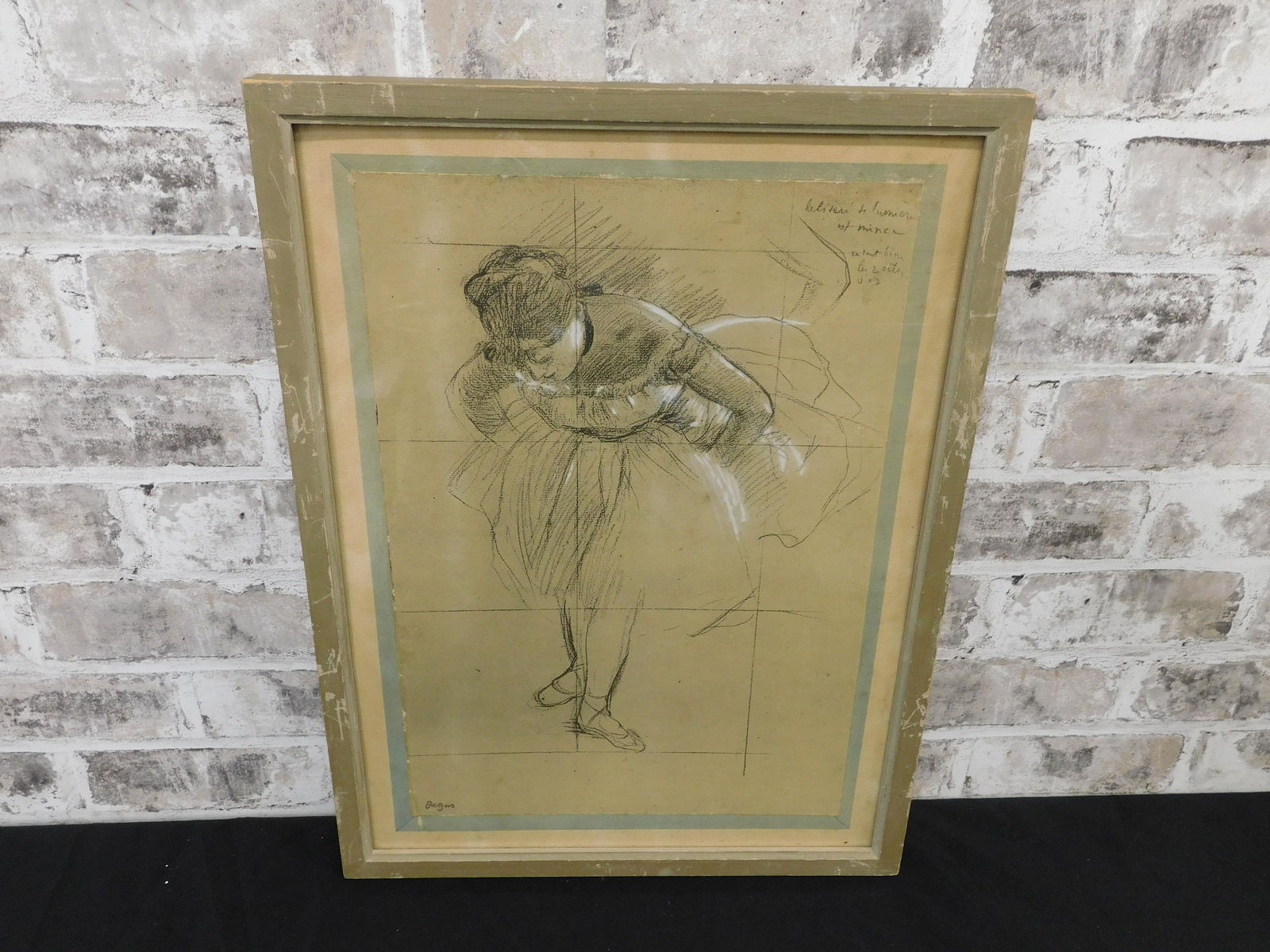Vintage Print by Edgar Degas - Ballerina (1 of 4)