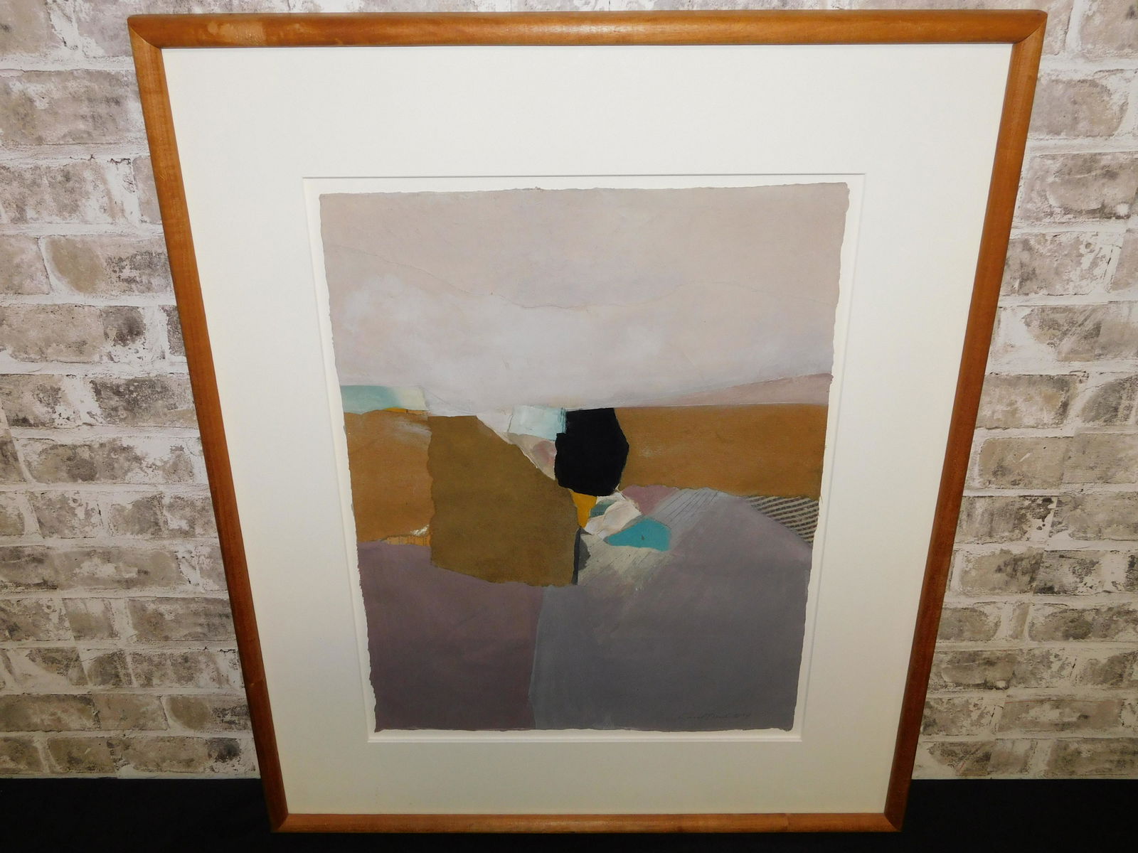 Mixed Media Entitled "Black Rock" (1 of 4)