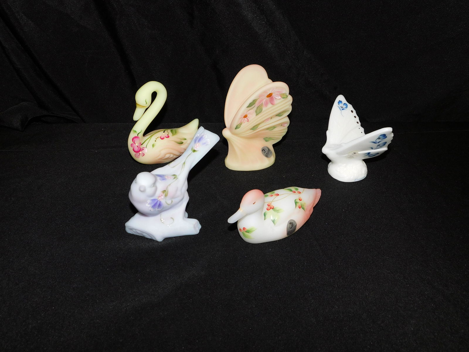 Lot of 5 Hand Painted Fenton Animal Figurines (1 of 6)