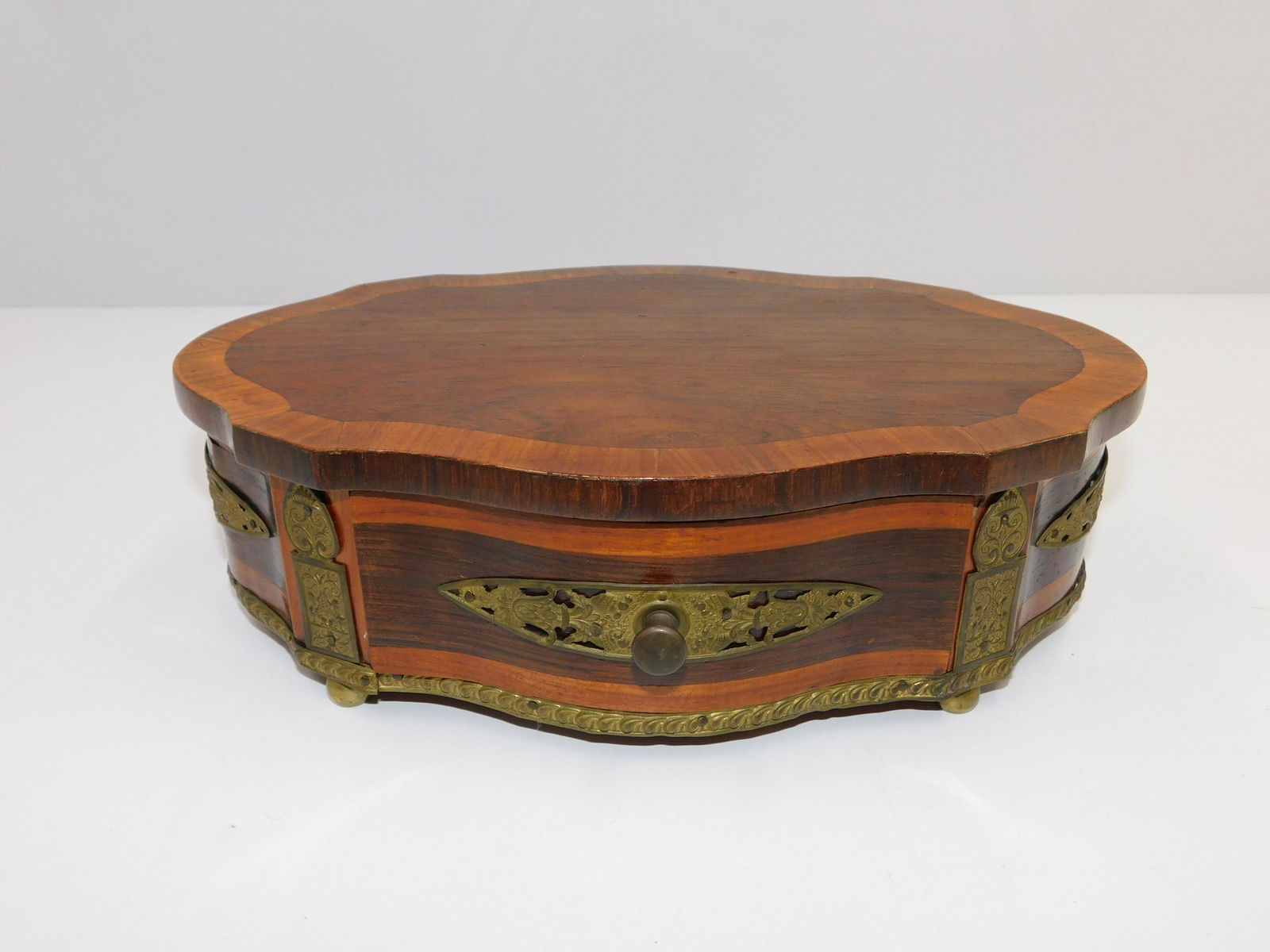 French Satin Wood Dresser Box (1 of 4)