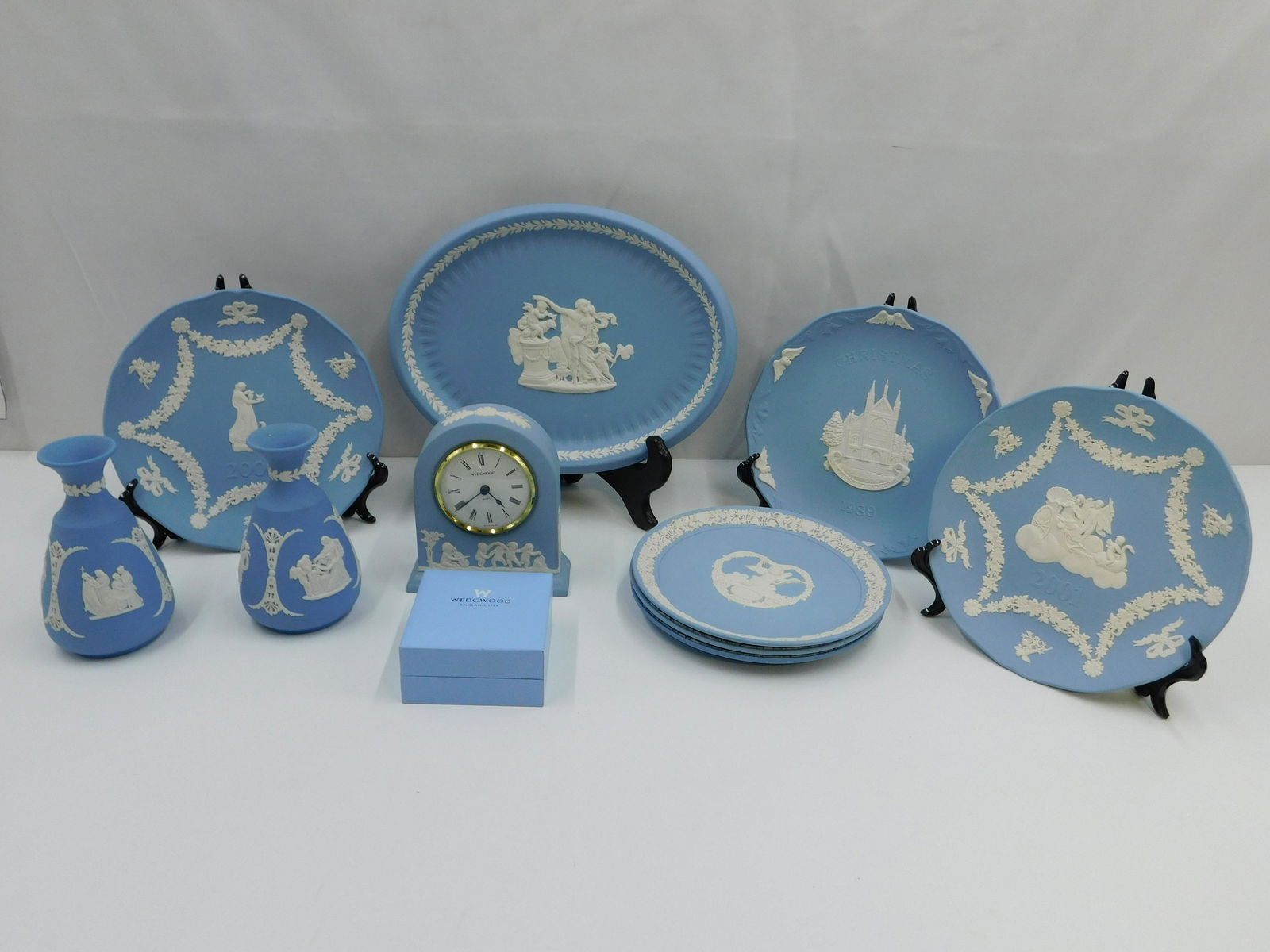 Group Lot of Blue Jasper Wedgwood (1 of 5)