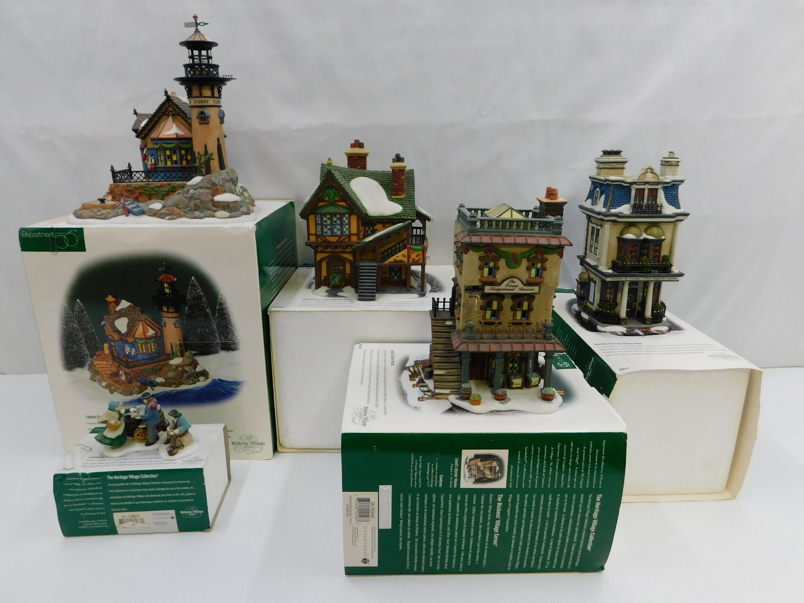 Lot of 5 Dept. 56 Dicken's Village Buildings (1 of 5)