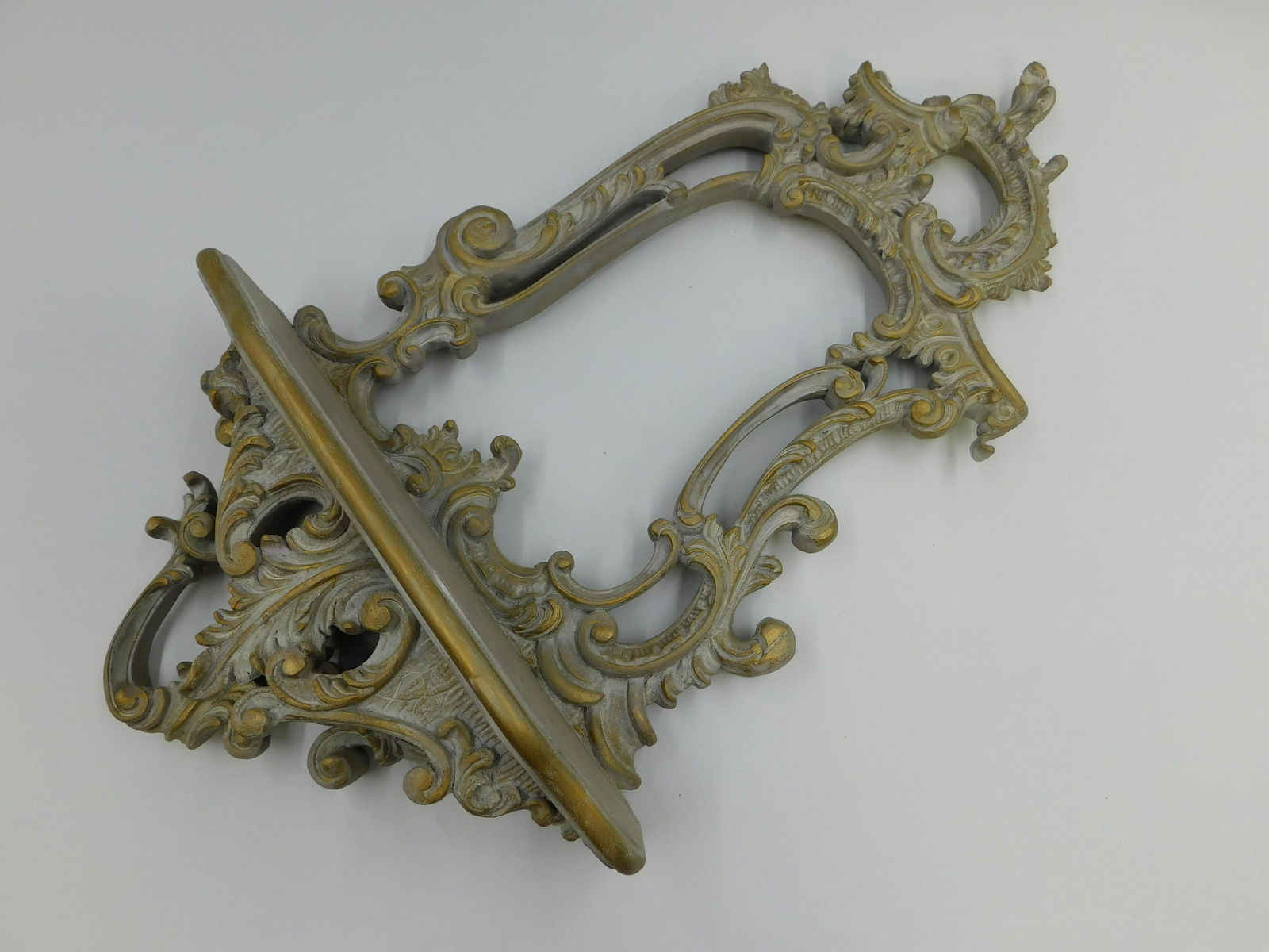 French Carved Wall Hanging Shelf (1 of 4)