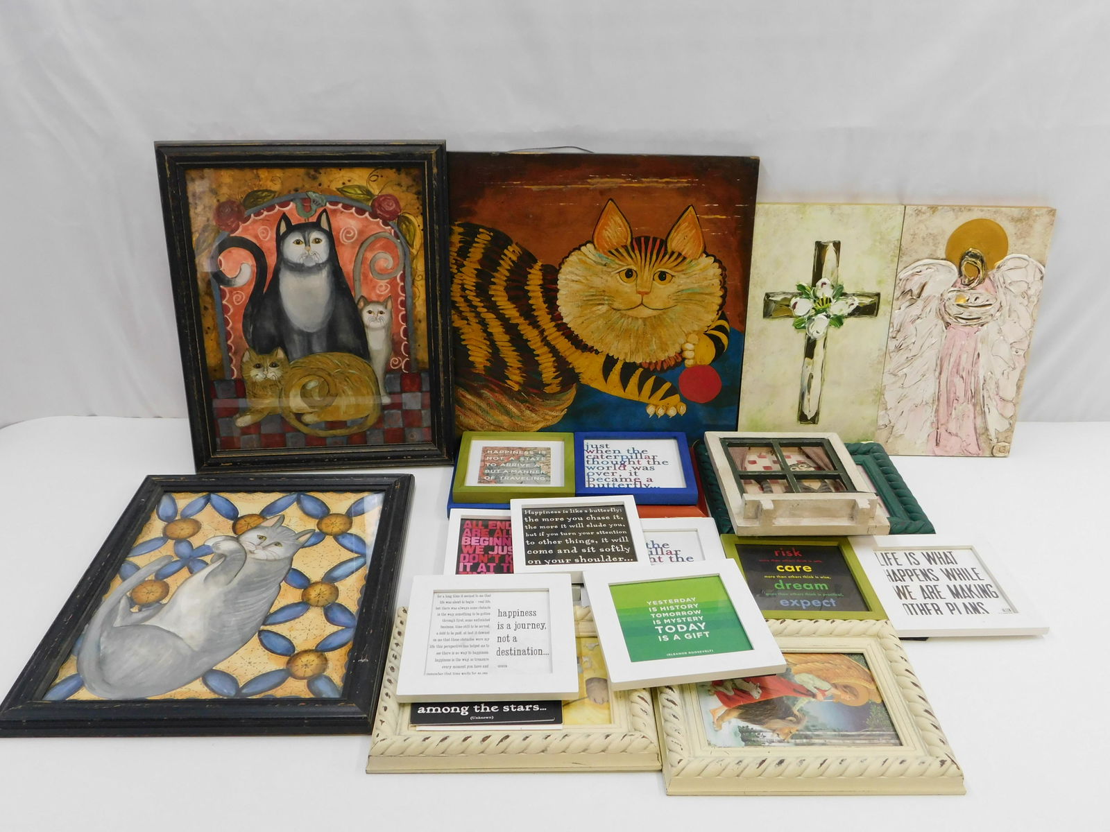 Large Lot of Picture Frames and Art (1 of 4)