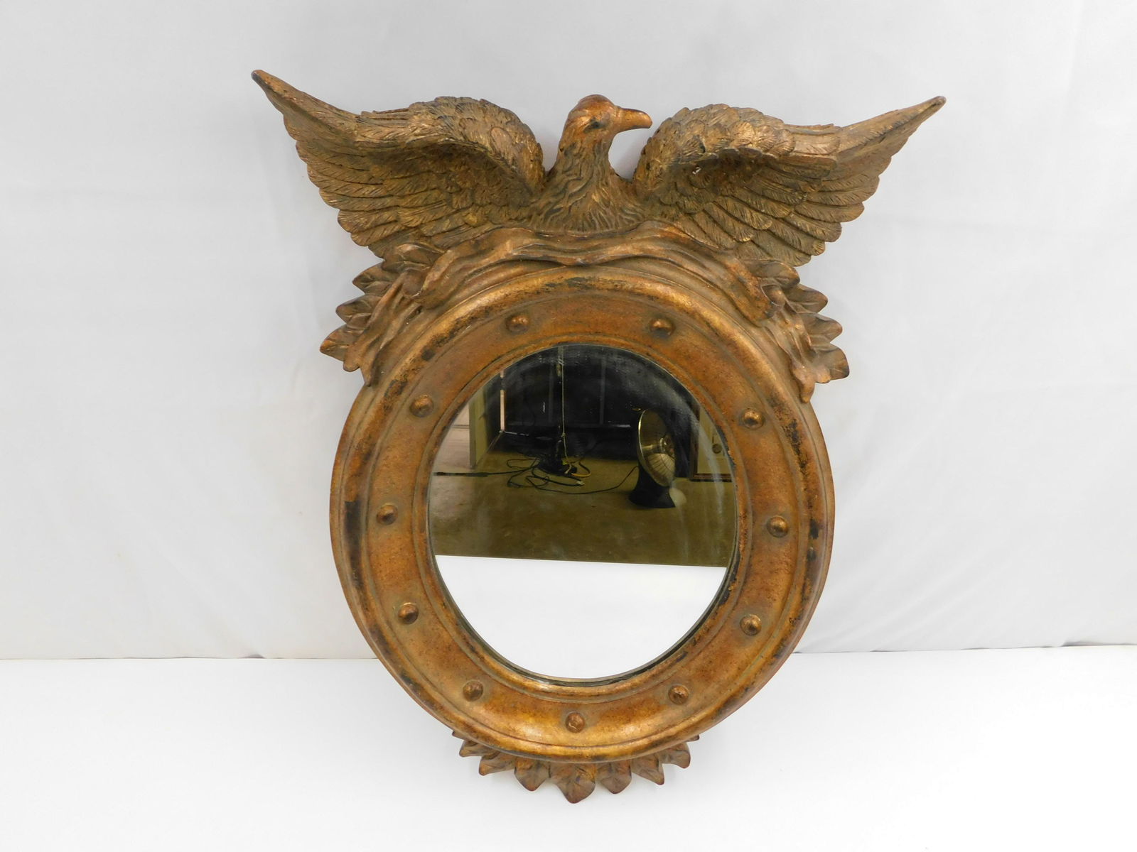 Federal Style Resin Eagle Bullseye Mirror (1 of 4)
