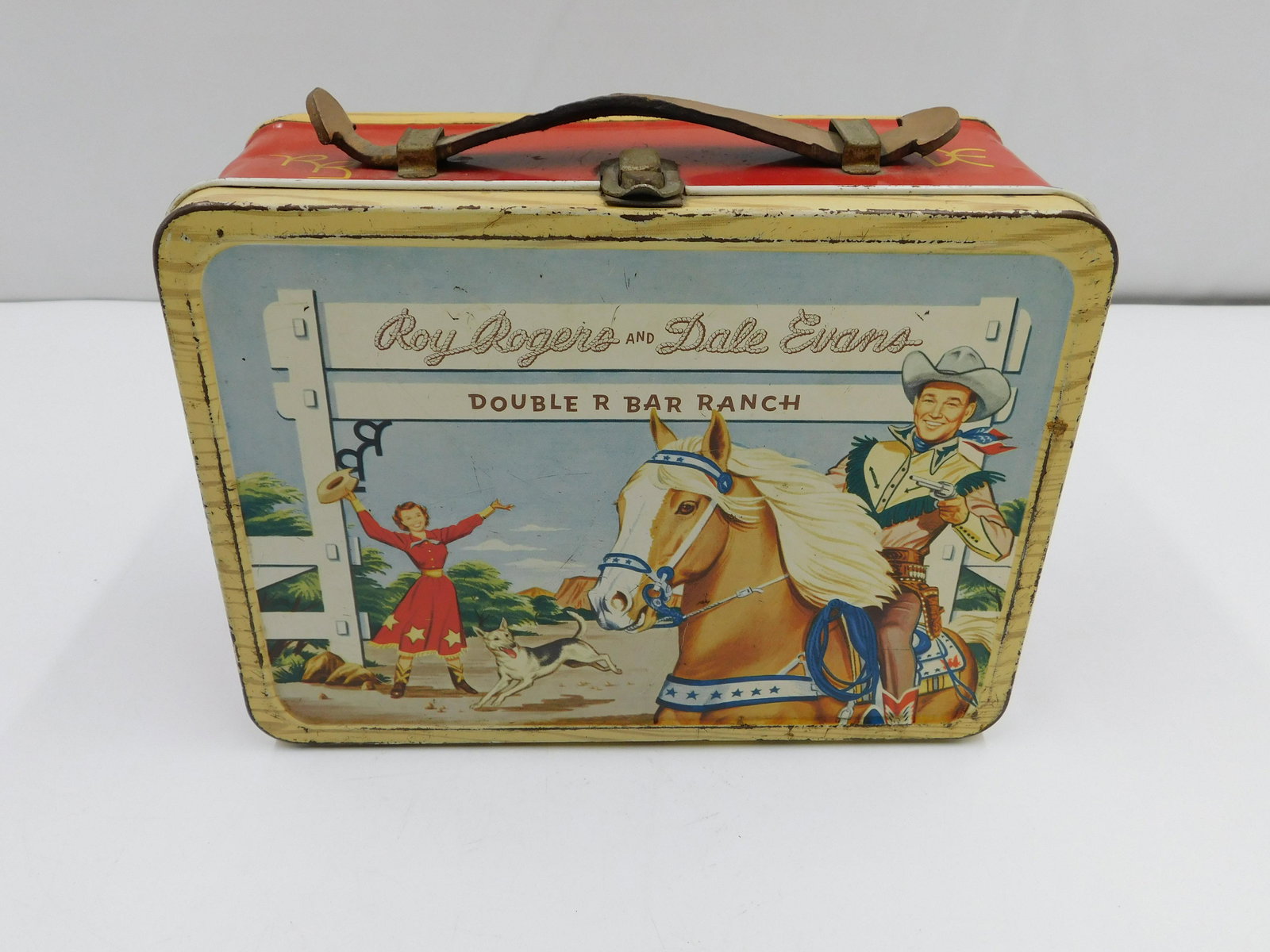 Roy Rogers and Dale Evans Vintage Tin Lunchbox (1 of 6)