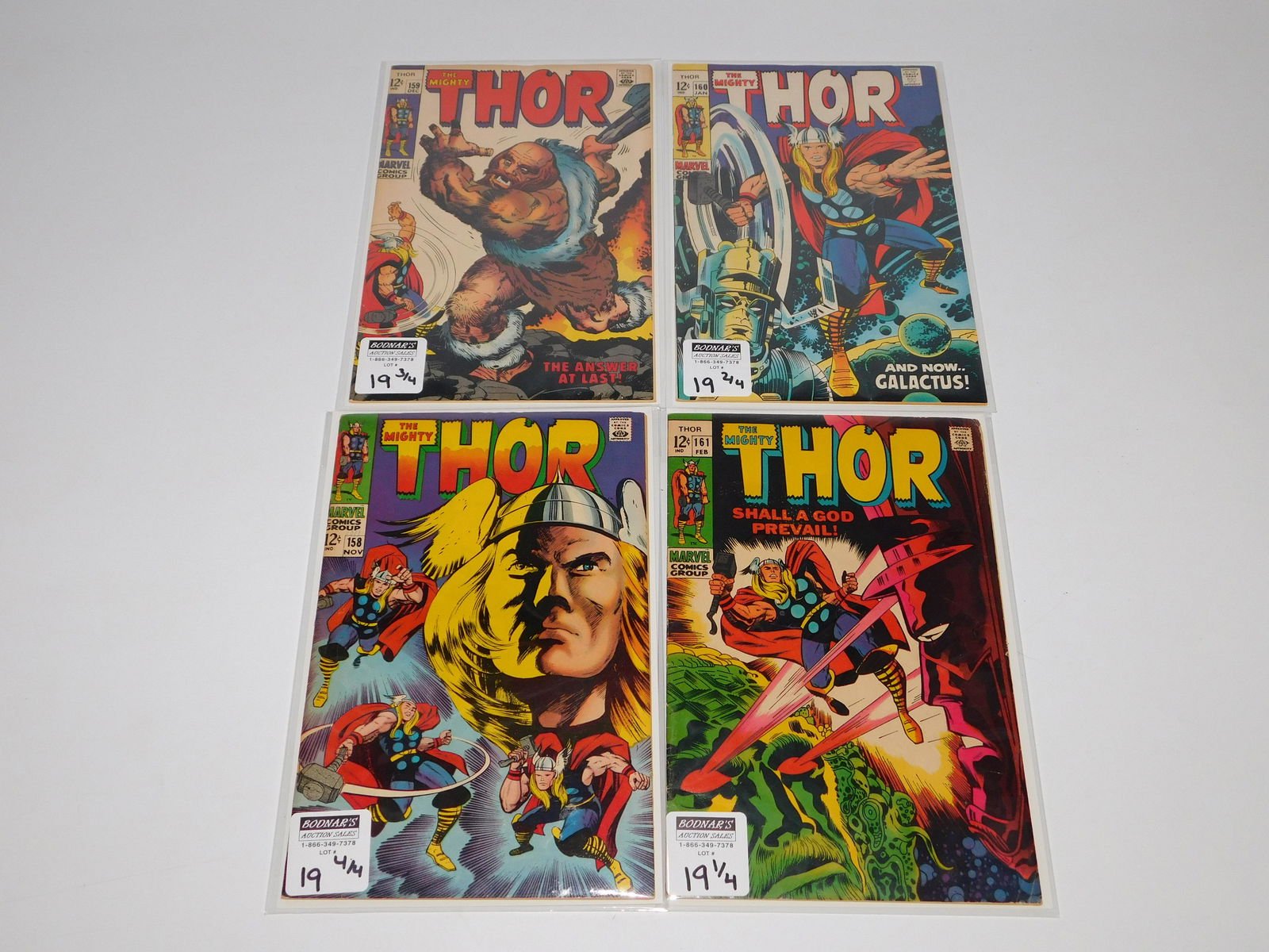 Lot of 4 Silver Age Mighty Thor Comics (1 of 5)