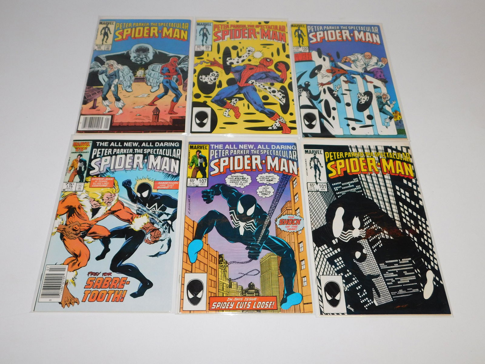 Lot of 6 Peter Parker Spectacular Spider-Man Key Issues (1 of 4)