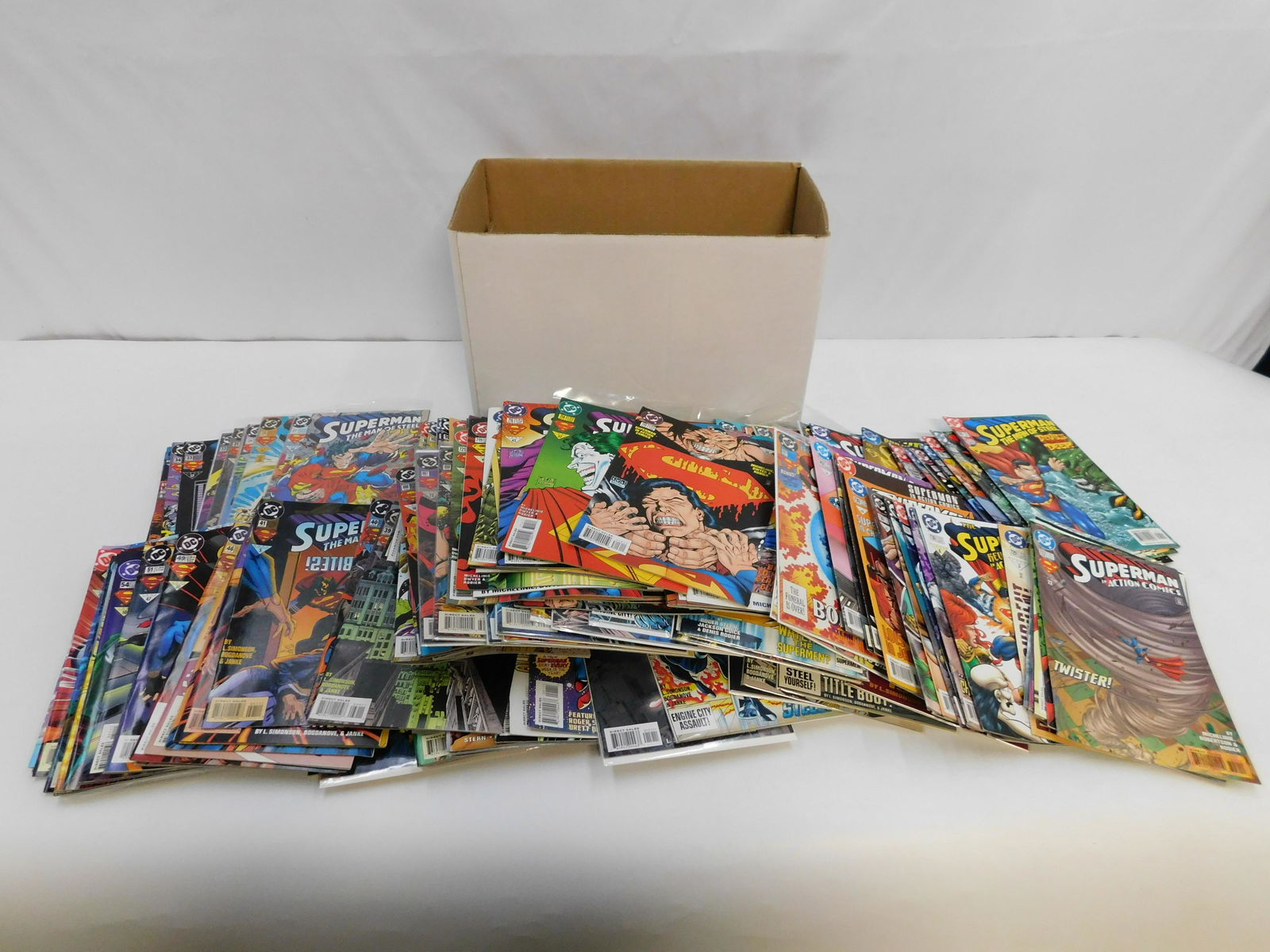 Short Box Full of Superman Related Comics (1 of 6)