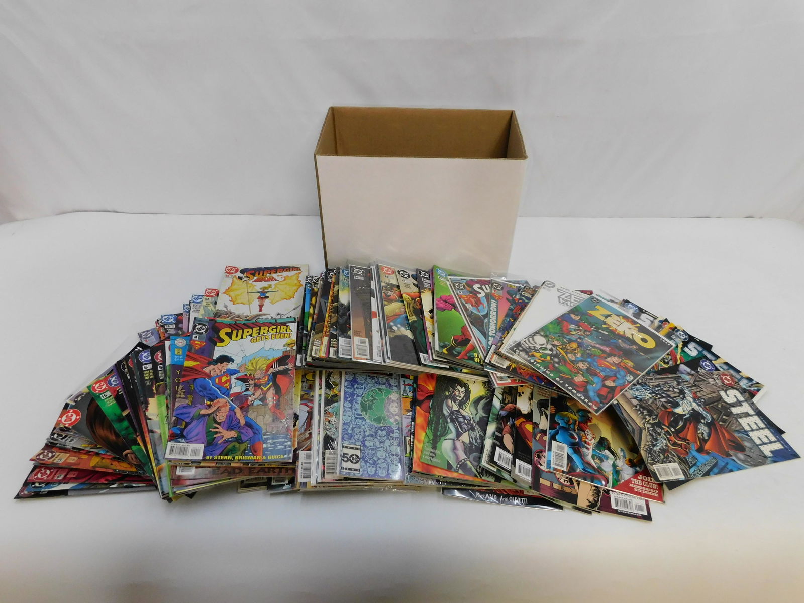 Short Box of Superman Related Comics (1 of 5)