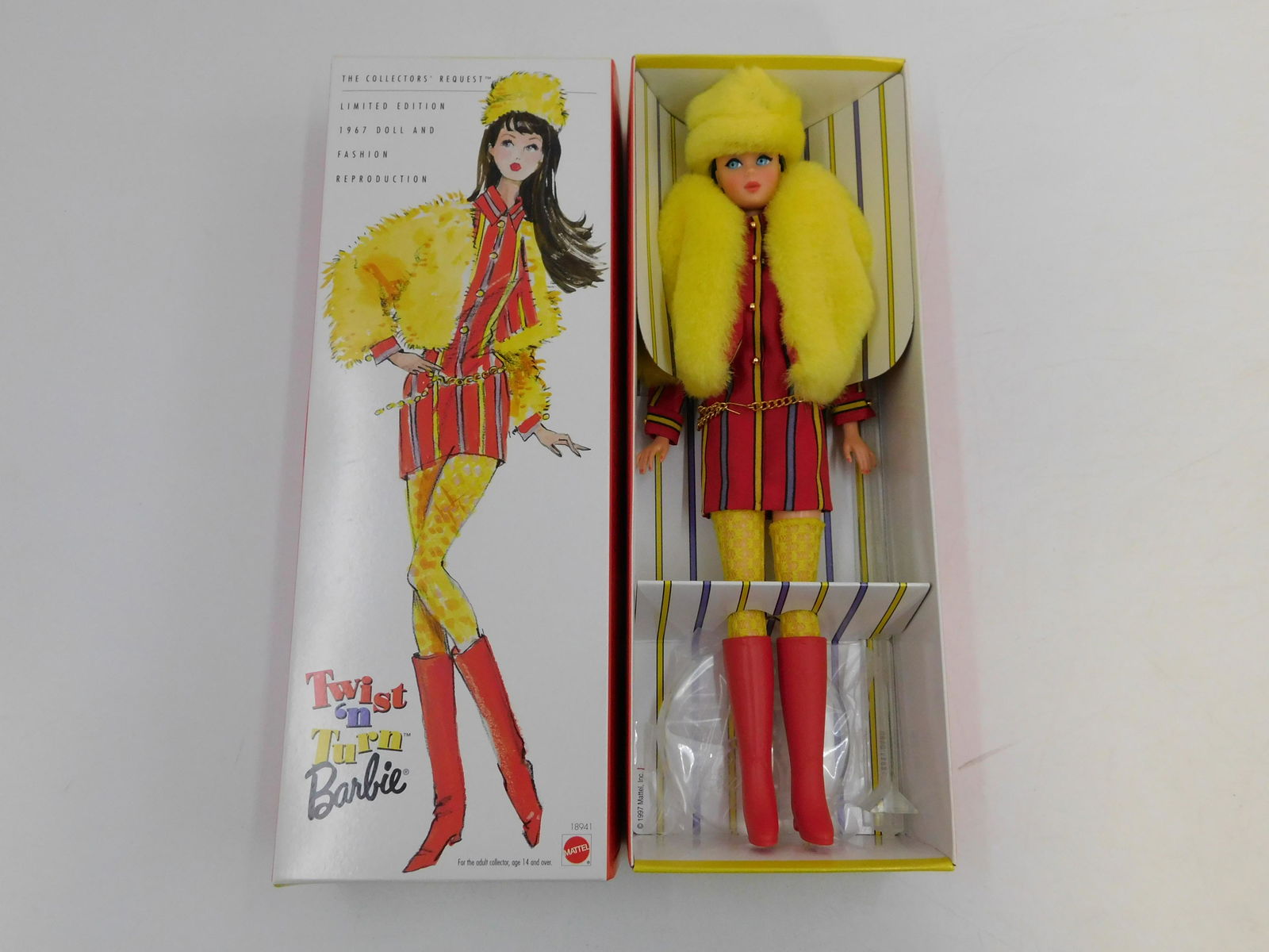 Twist 'n Turn Barbie: Twist 'n Turn Barbie - The Collector's Request Limited Edition - 1967 Doll and Fashion Reproduction. Comes in original box. All invoices must be paid within 24 hours of the sale. All items are shipped