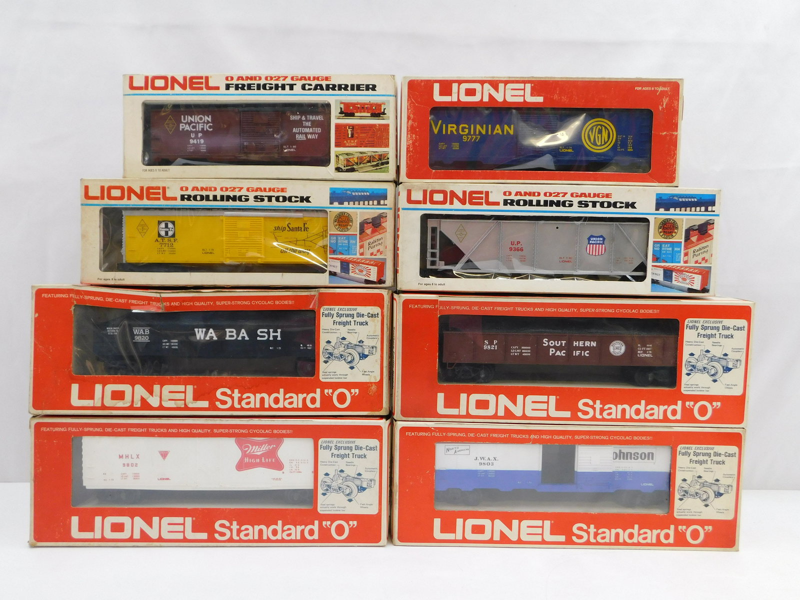 Lot of 8 Lionel O Gauge Rolling Stock (1 of 6)