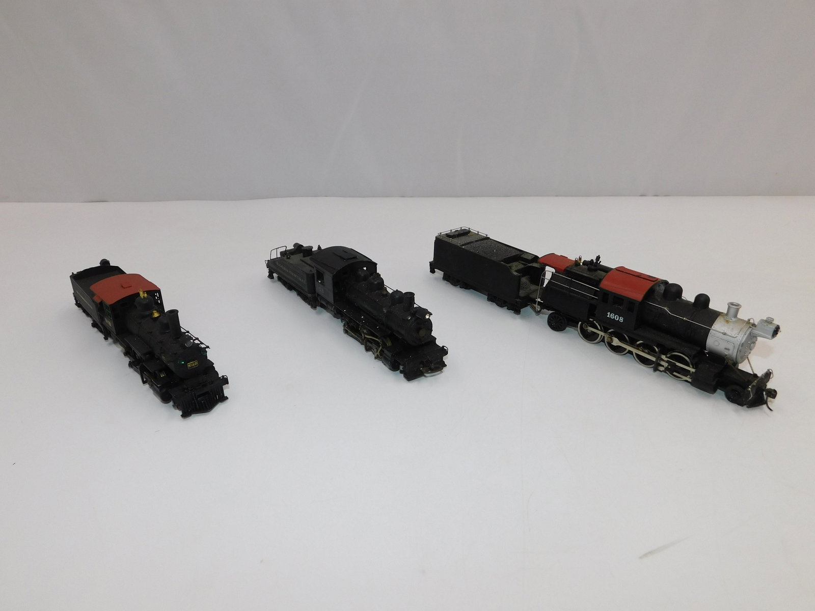 Lot of 3 HO Scale Vintage Steam Locomotives (1 of 5)