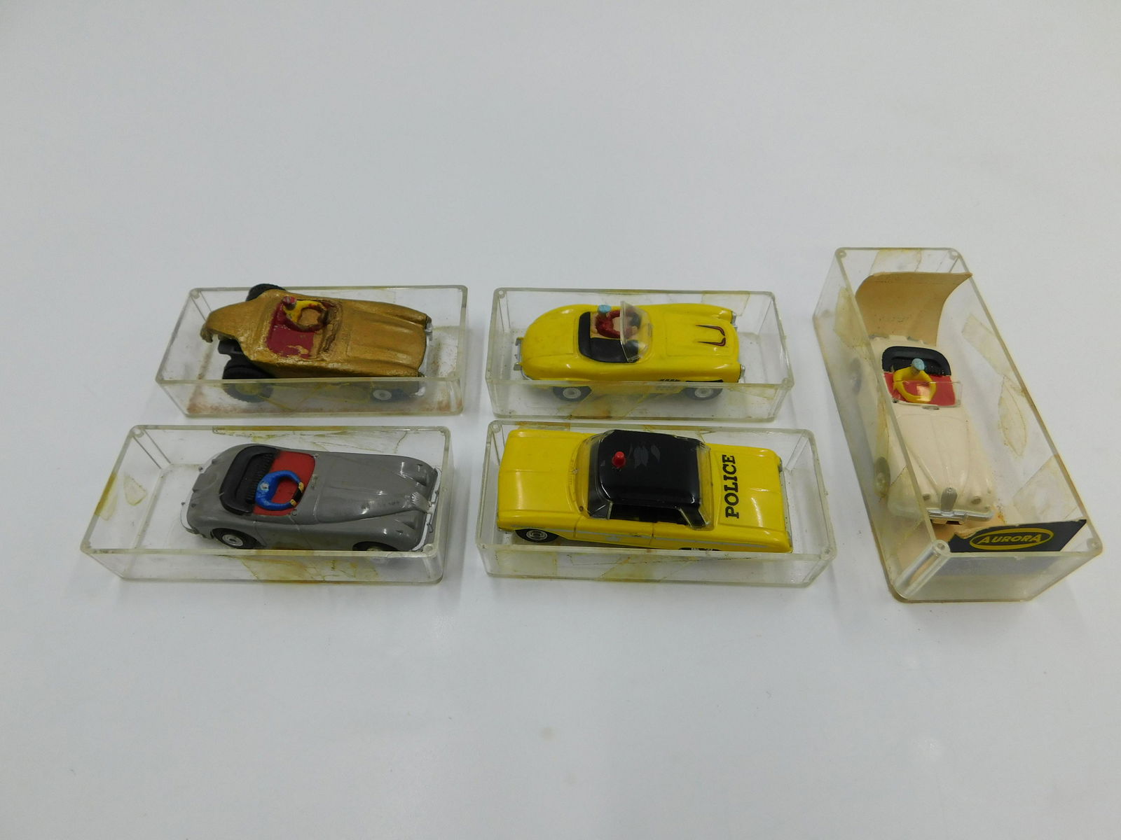 Lot of 5 Aurora HO Scale Slot Cars (1 of 6)