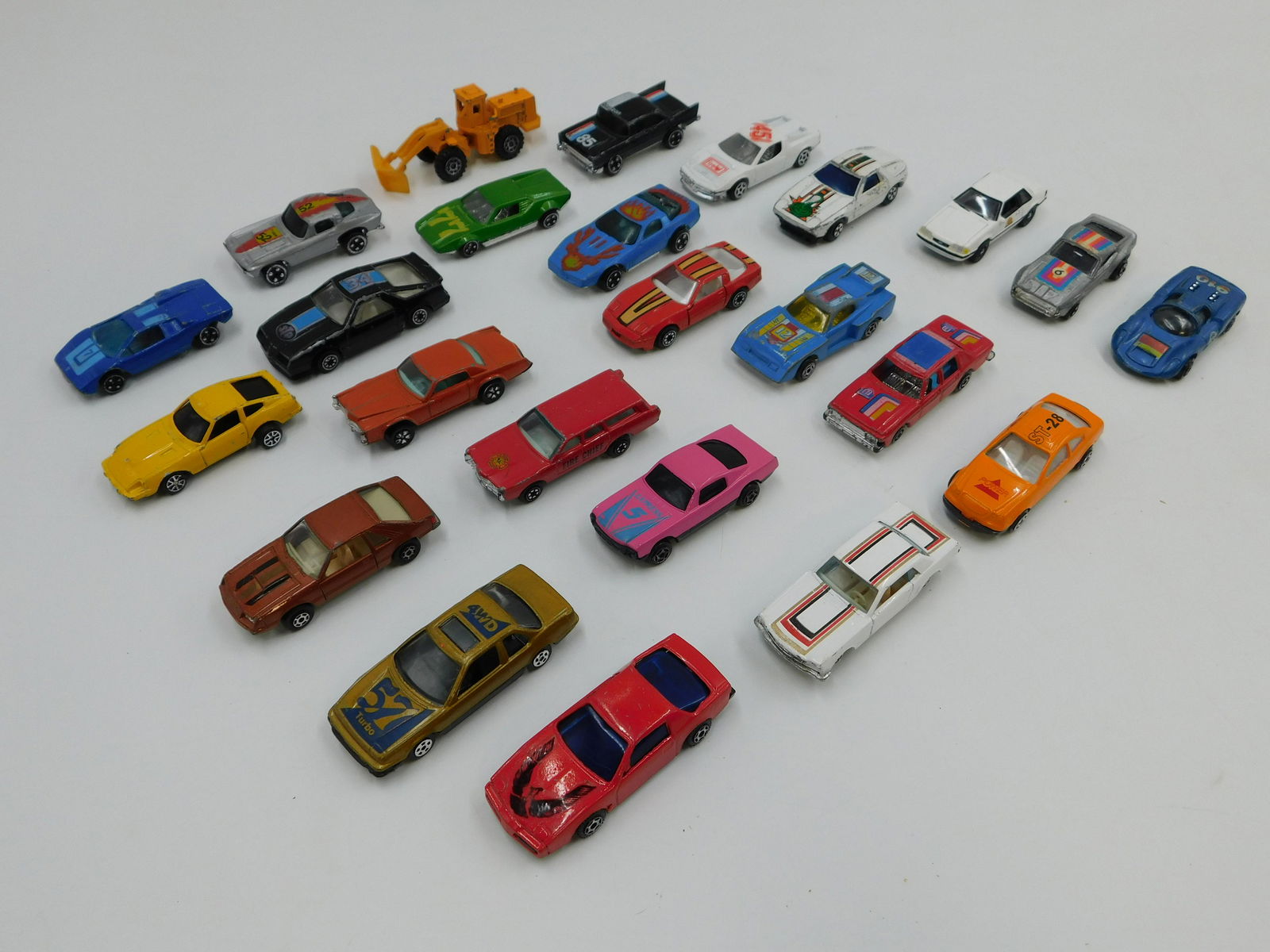 Lot of 24 Diecast and Plastic Cars - Mixed Brands (1 of 11)