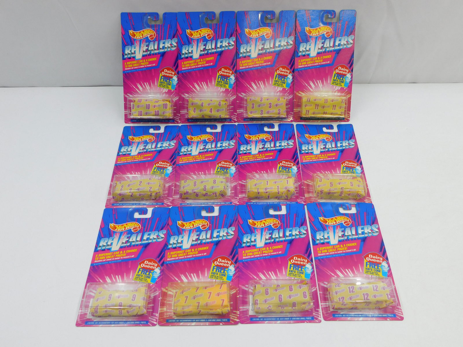 Full Set of Hot Wheels Revealers with Dairy Queen Promo (1 of 6)