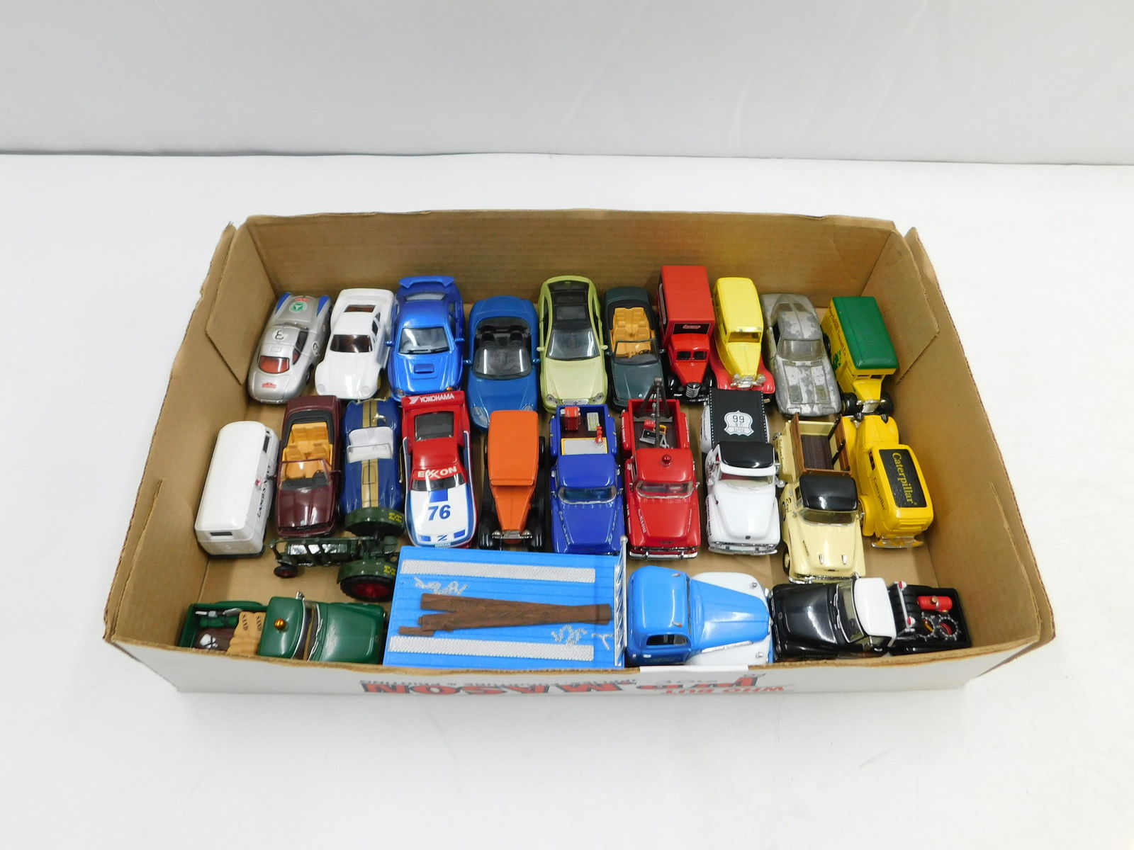 Lot of Mixed Larger Scale Loose Diecast Cars (1 of 2)