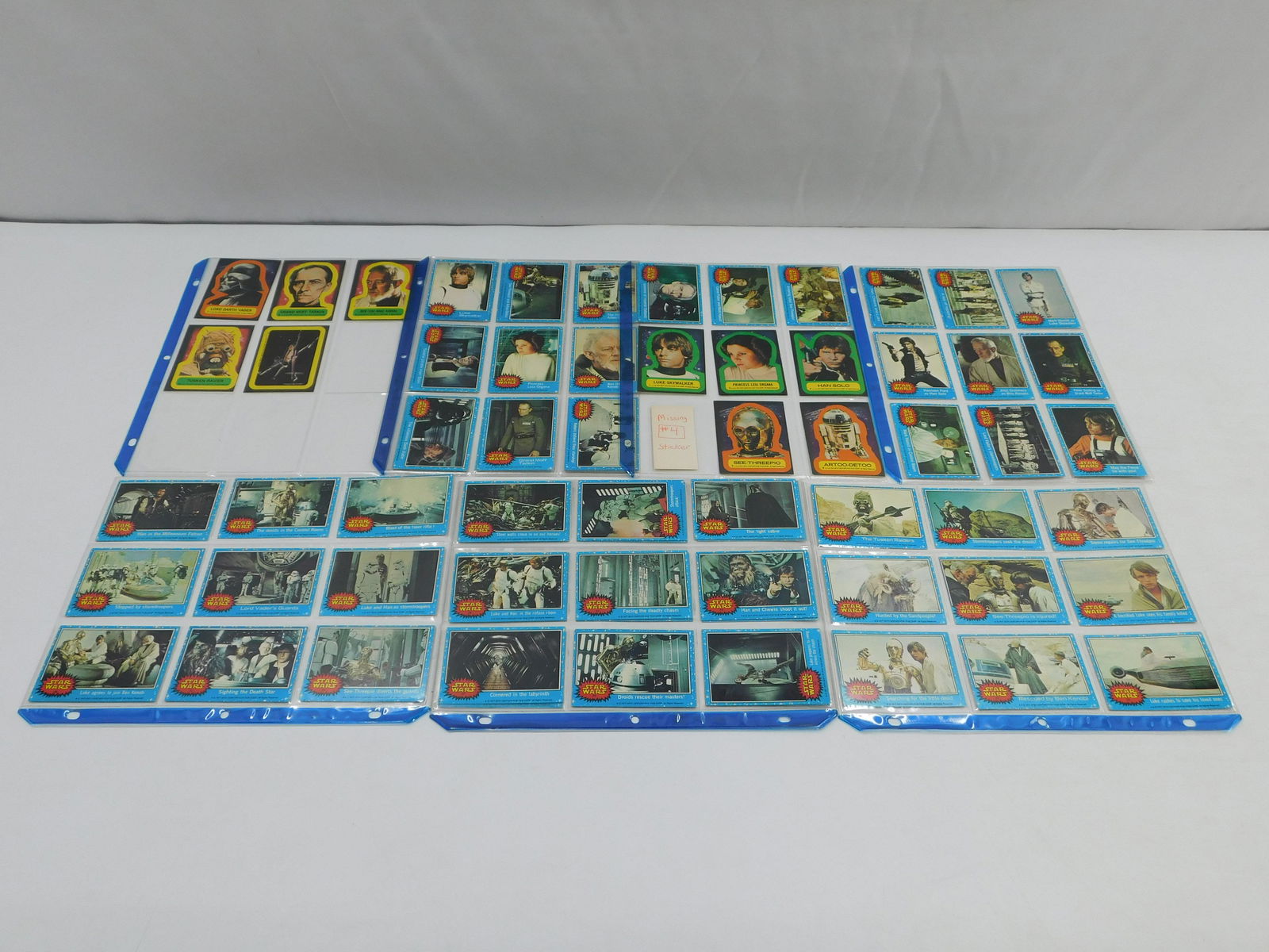 Star Wars Trading Card Set - 1977 Blue Border (1 of 6)