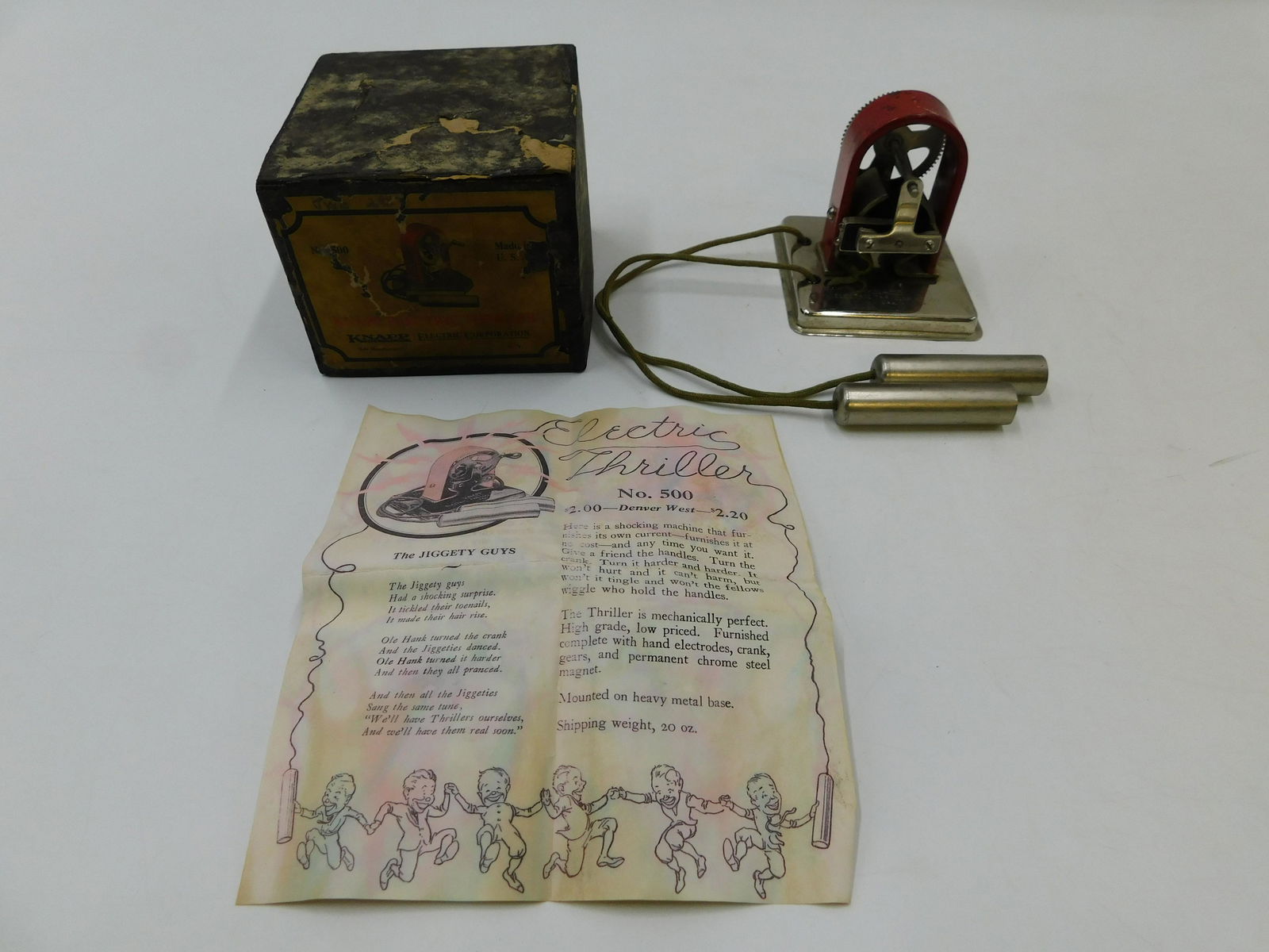 Antique Knapp Electric Thriller #500 Motor (1 of 10)