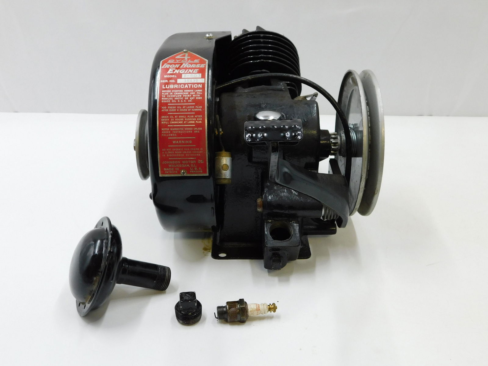 Vintage Gas Iron Horse Engine by Johnson Motor Company (1 of 8)