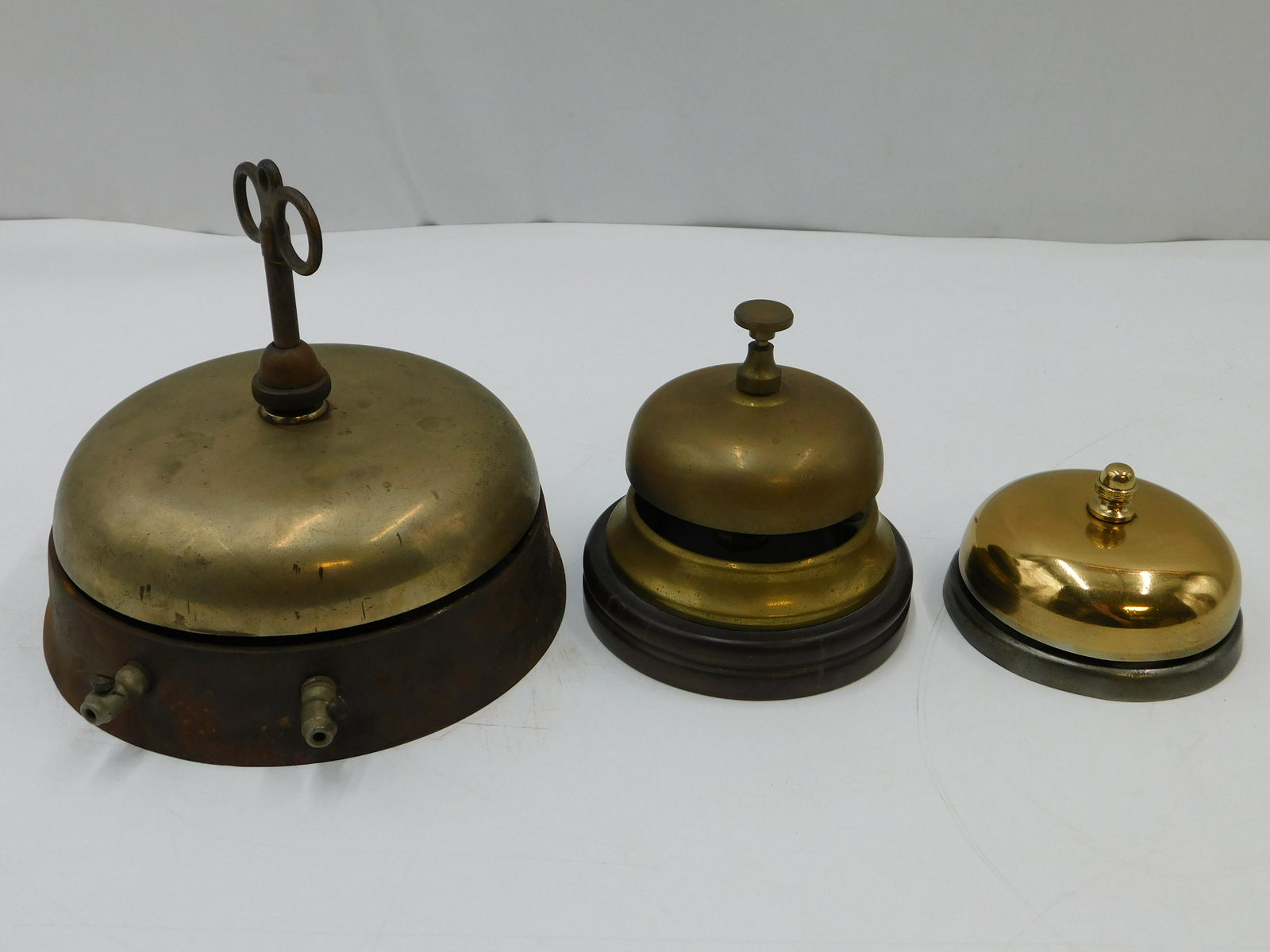 Lot of 3 Brass Bells (1 of 4)