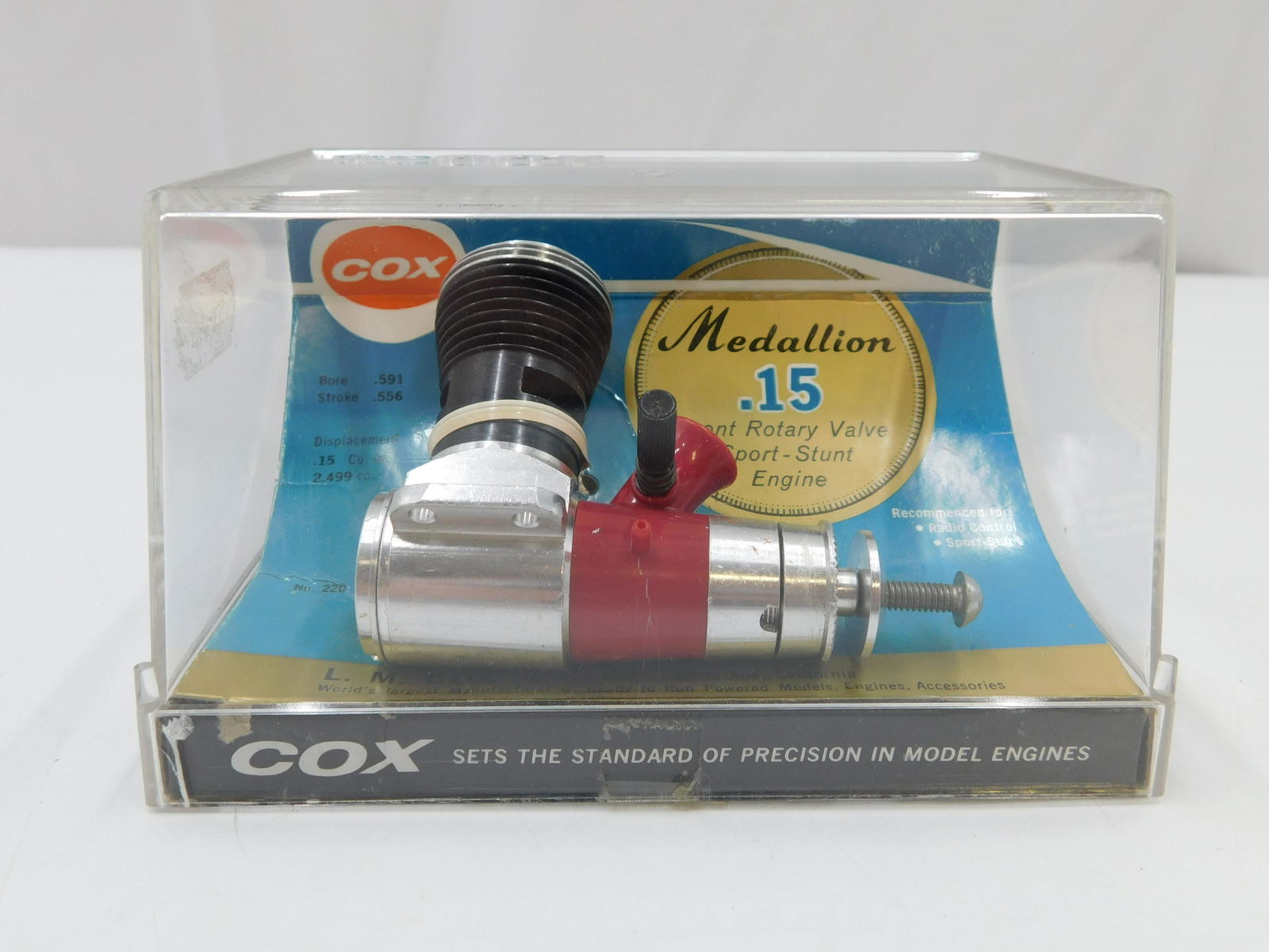 Cox Tee Dee .010 Gas Powered Contest Model Airplane Engine Cox Tee Dee .010 Gas Powered Contest Model Airplane Engine