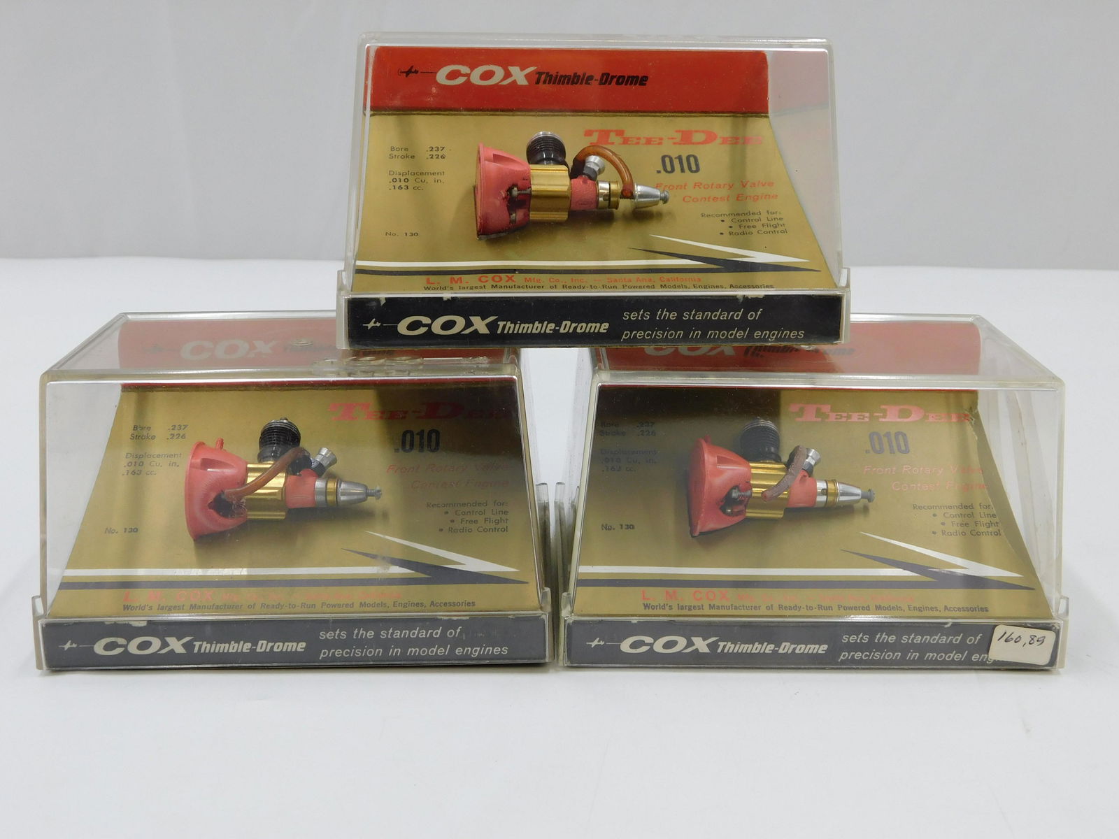 Cox Tee Dee .010 Gas Powered Contest Model Airplane Engine Cox Tee Dee .010 Gas Powered Contest Model Airplane Engine