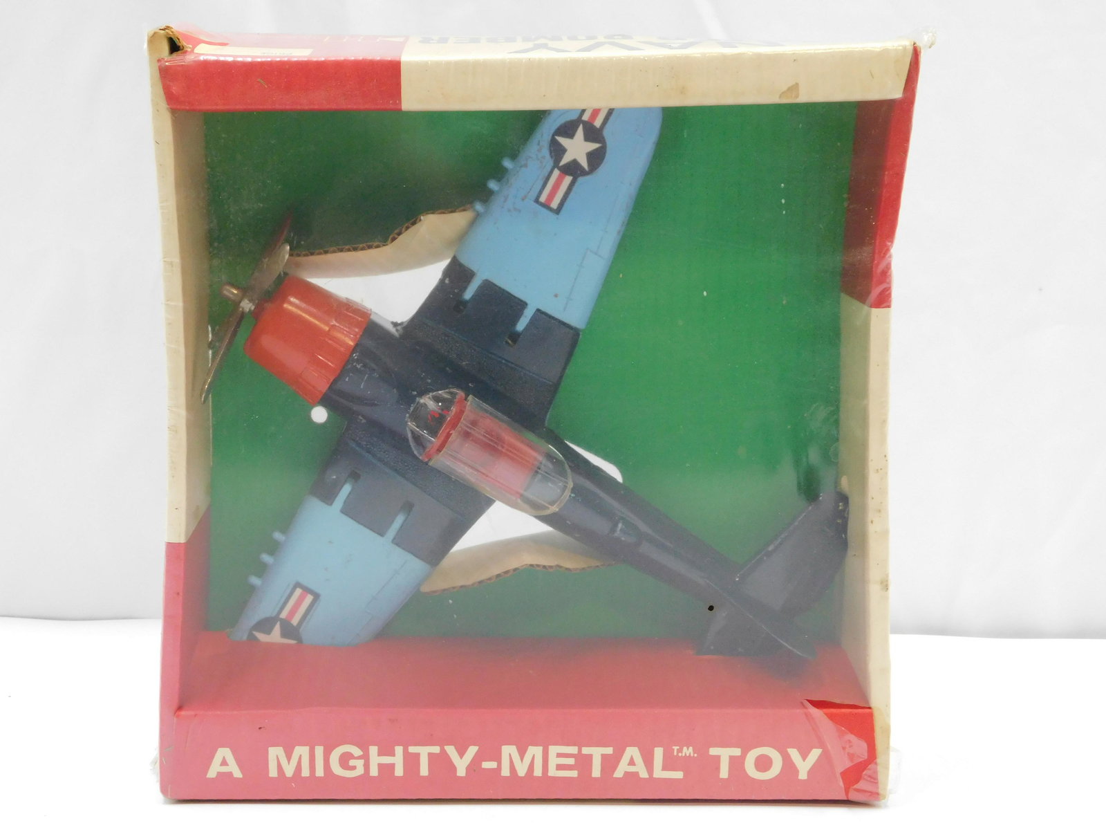 Hubley Navy Fighter Bomber Toy Airplane (1 of 4)