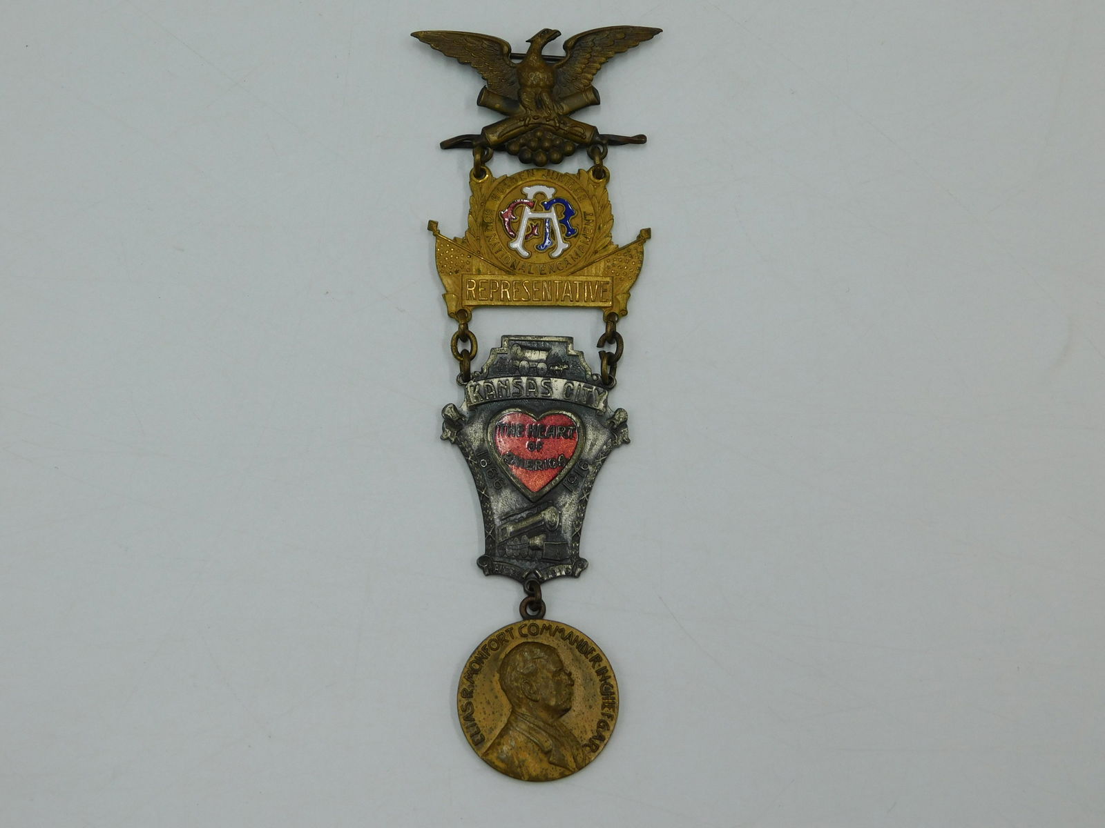 GAR Golden Jubilee 50th National Encampment Badge (1 of 6)
