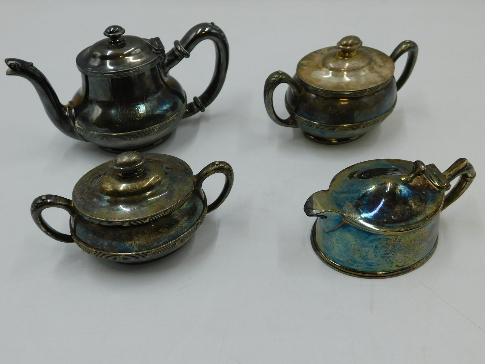 Lot of 4 Union Pacific "Overland" Serving Pieces (1 of 6)