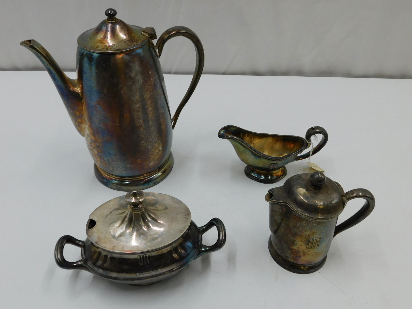 Lot of 4 Burlington Route Silverplate Serving Pieces (1 of 7)