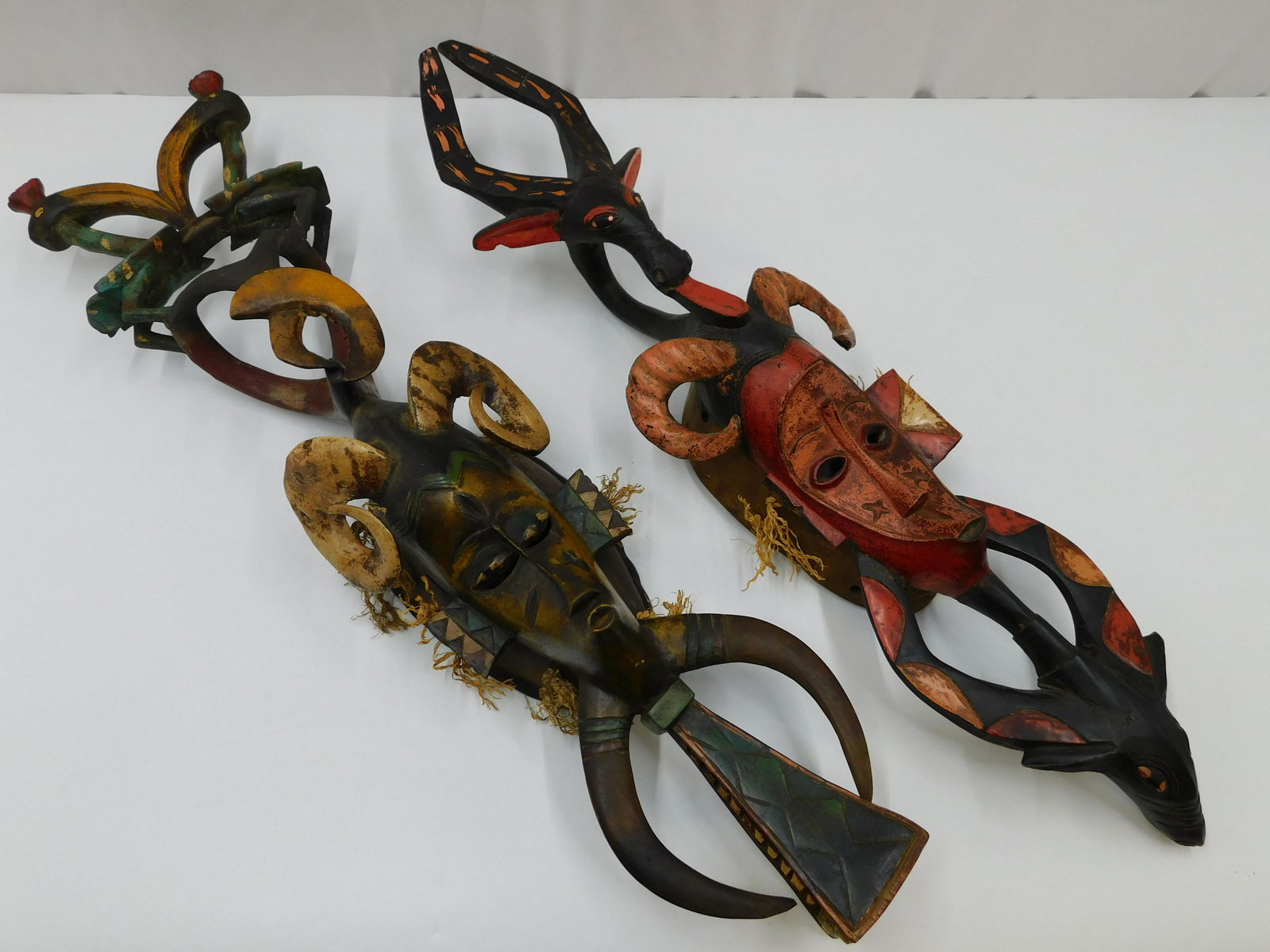 Lot of 2 African Tribal Masks (1 of 10)