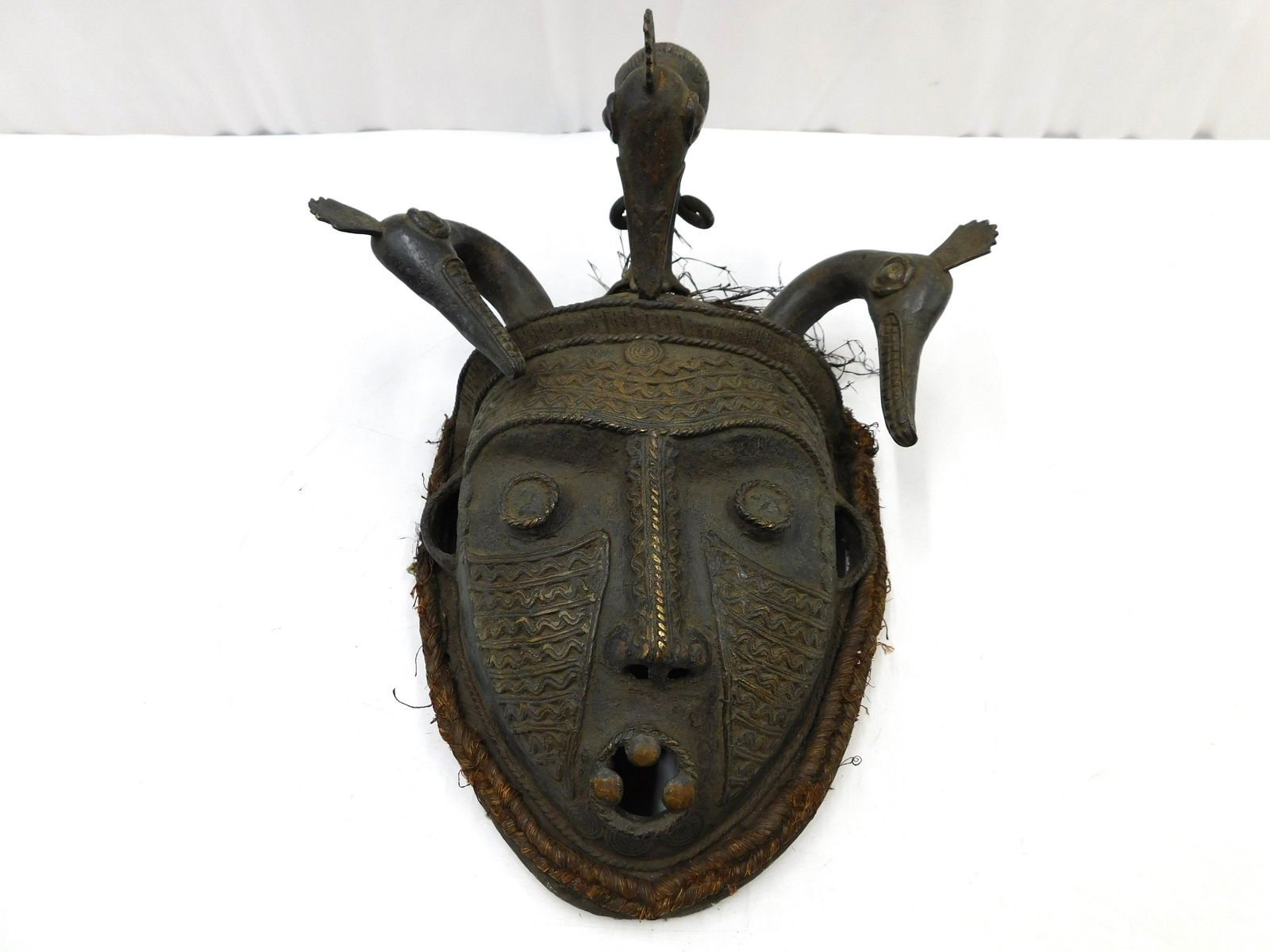 African Bronze Tribal Mask (1 of 7)