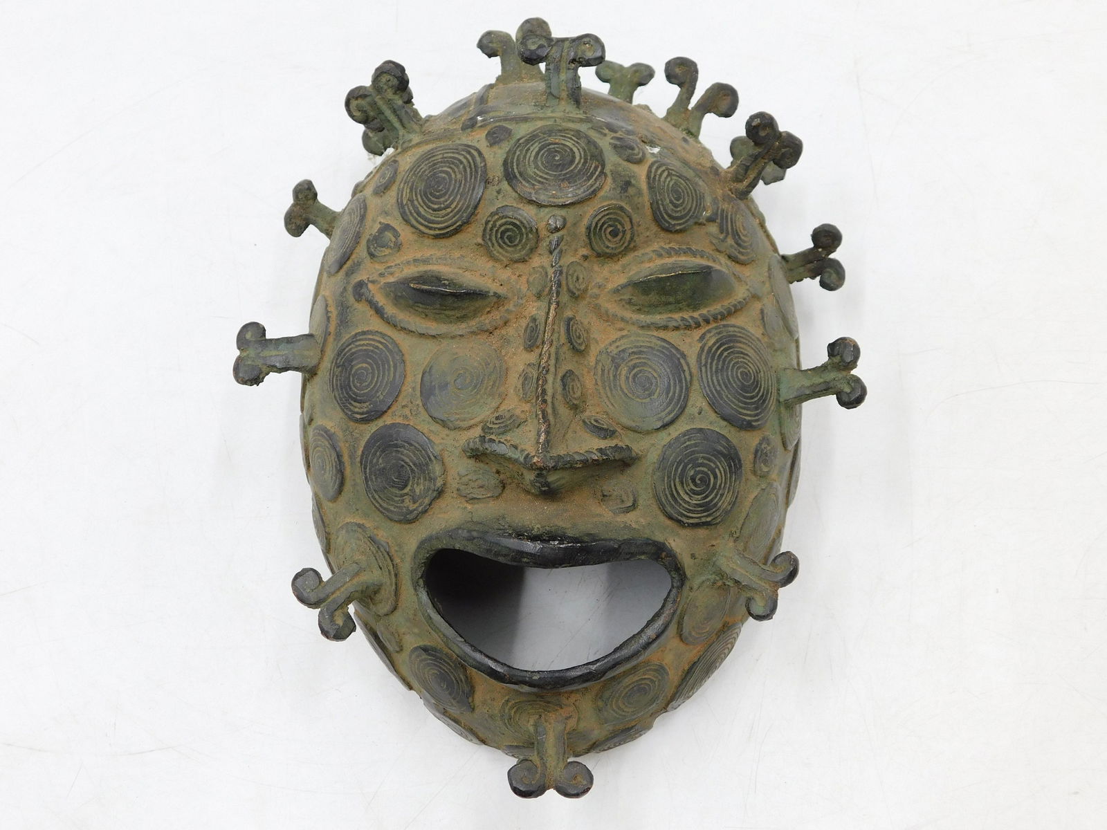 African Bronze Tribal Mask (1 of 7)
