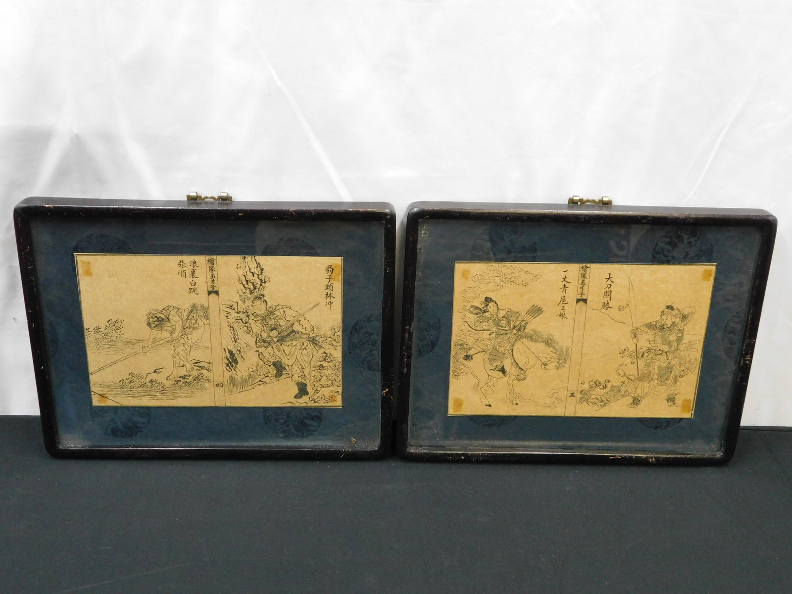 Pair of Framed Japanese Wood Block Prints (1 of 5)