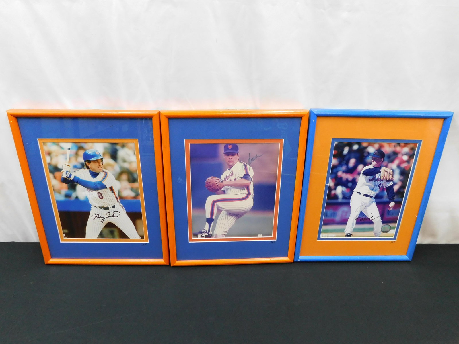 Lot of 3 Framed New York Mets Autographed Photographs (1 of 7)