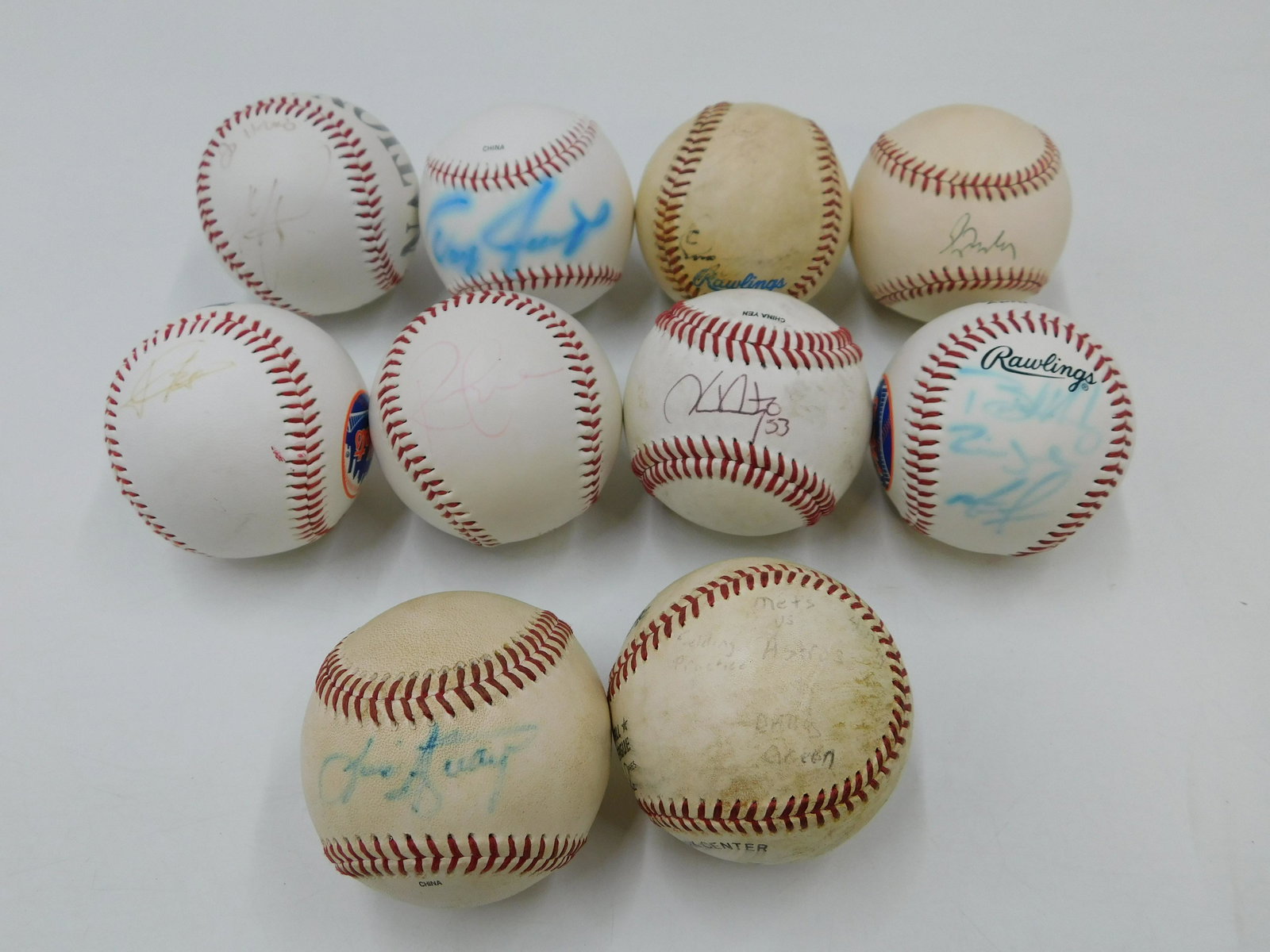 Lot of 10 Autographed Baseballs (1 of 5)