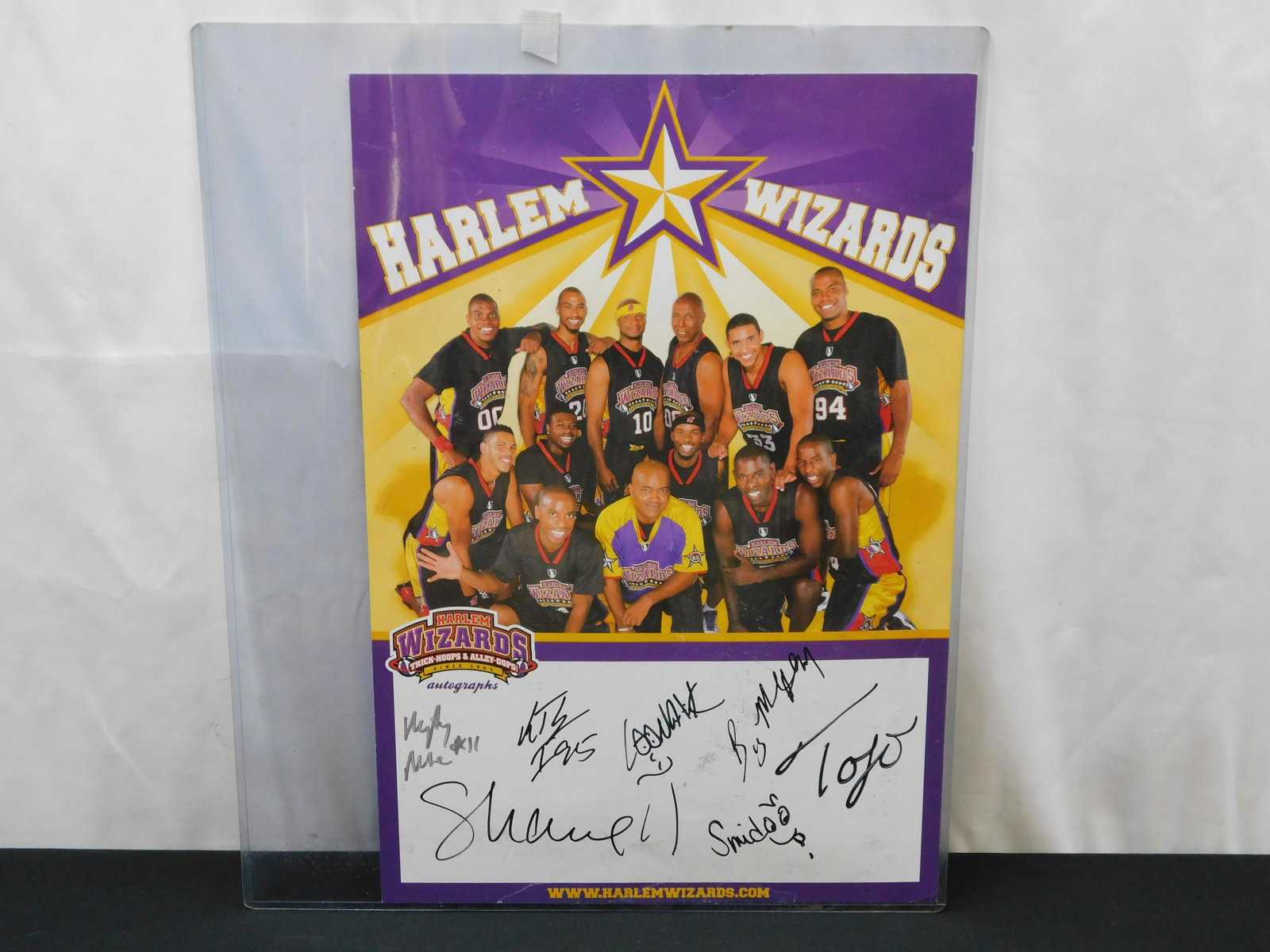 Lot of Autographed Harlem Wizards Items (1 of 3)
